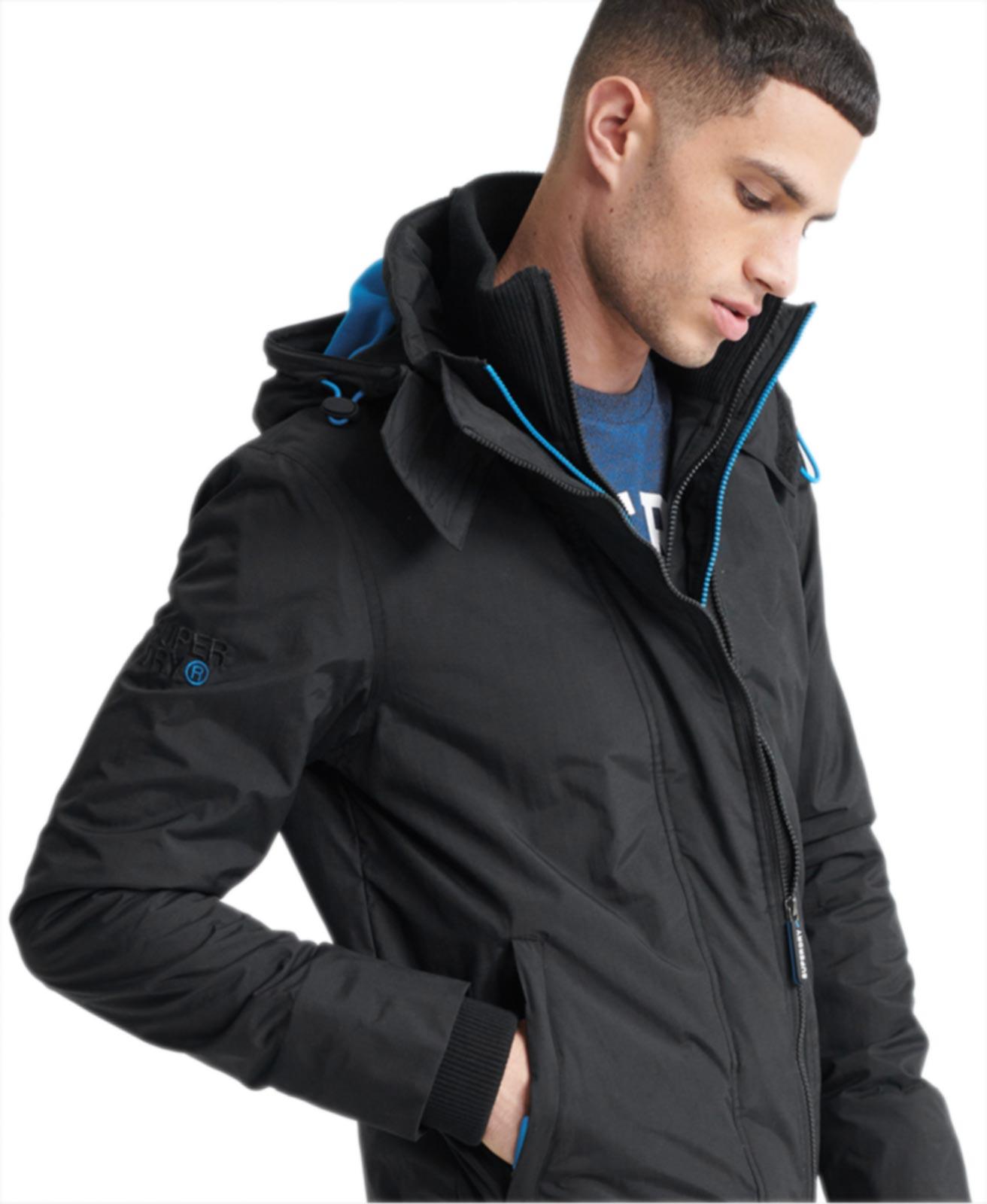 superdry windcheater black