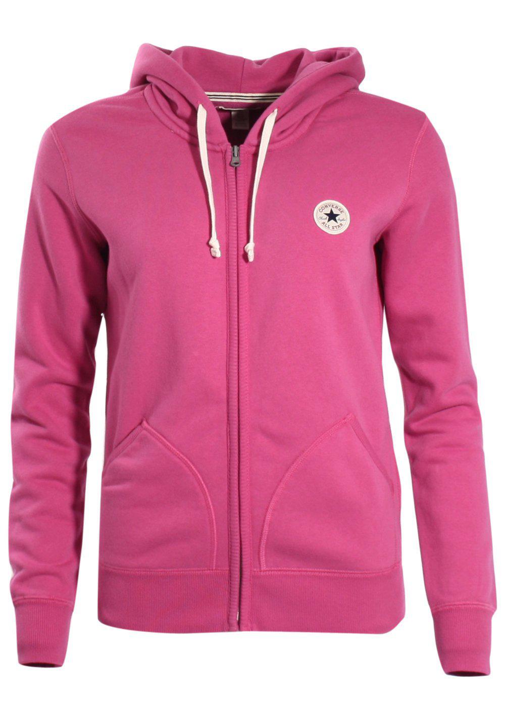 womens pink converse hoodie