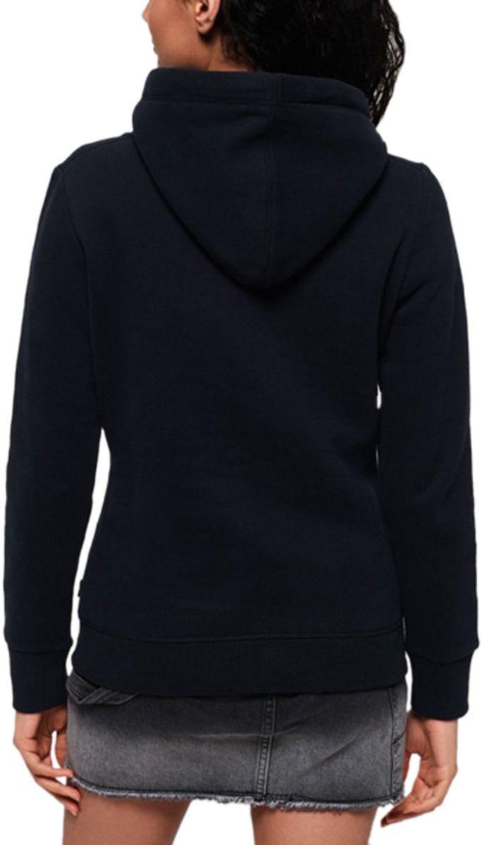 Superdry Vintage Logo Cascade Hoodie in Navy (Blue) - Lyst