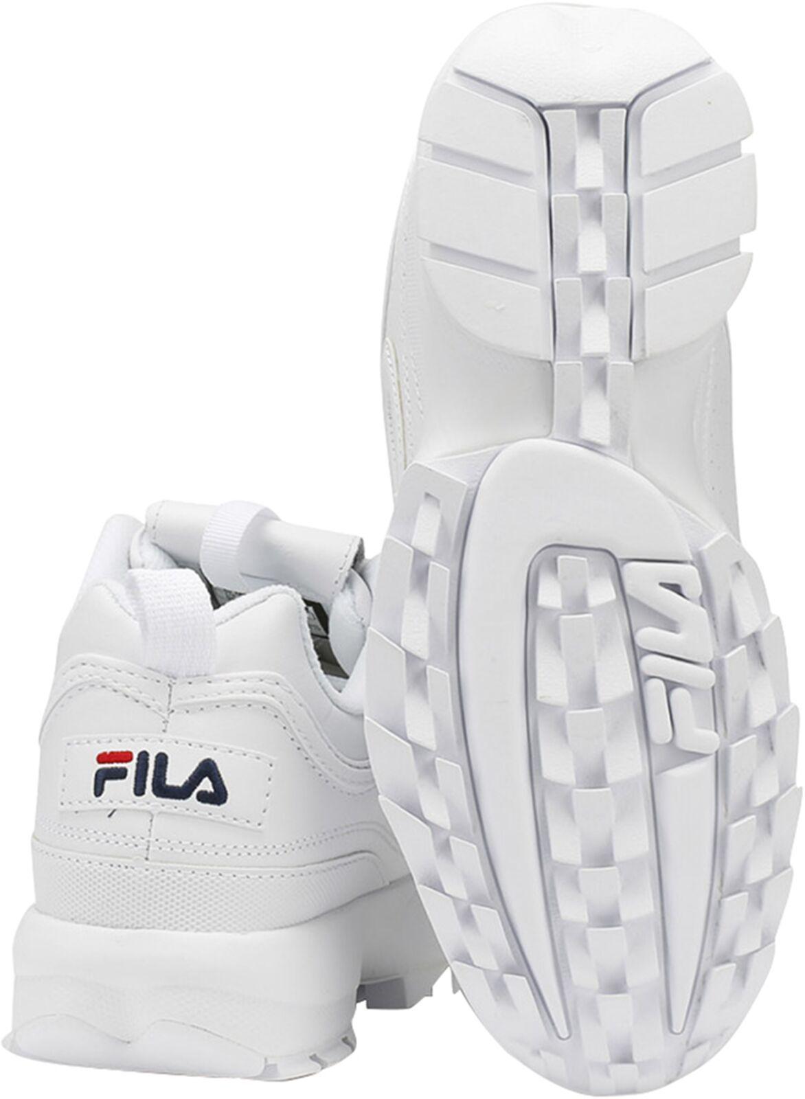 white disruptor ii premium trainers