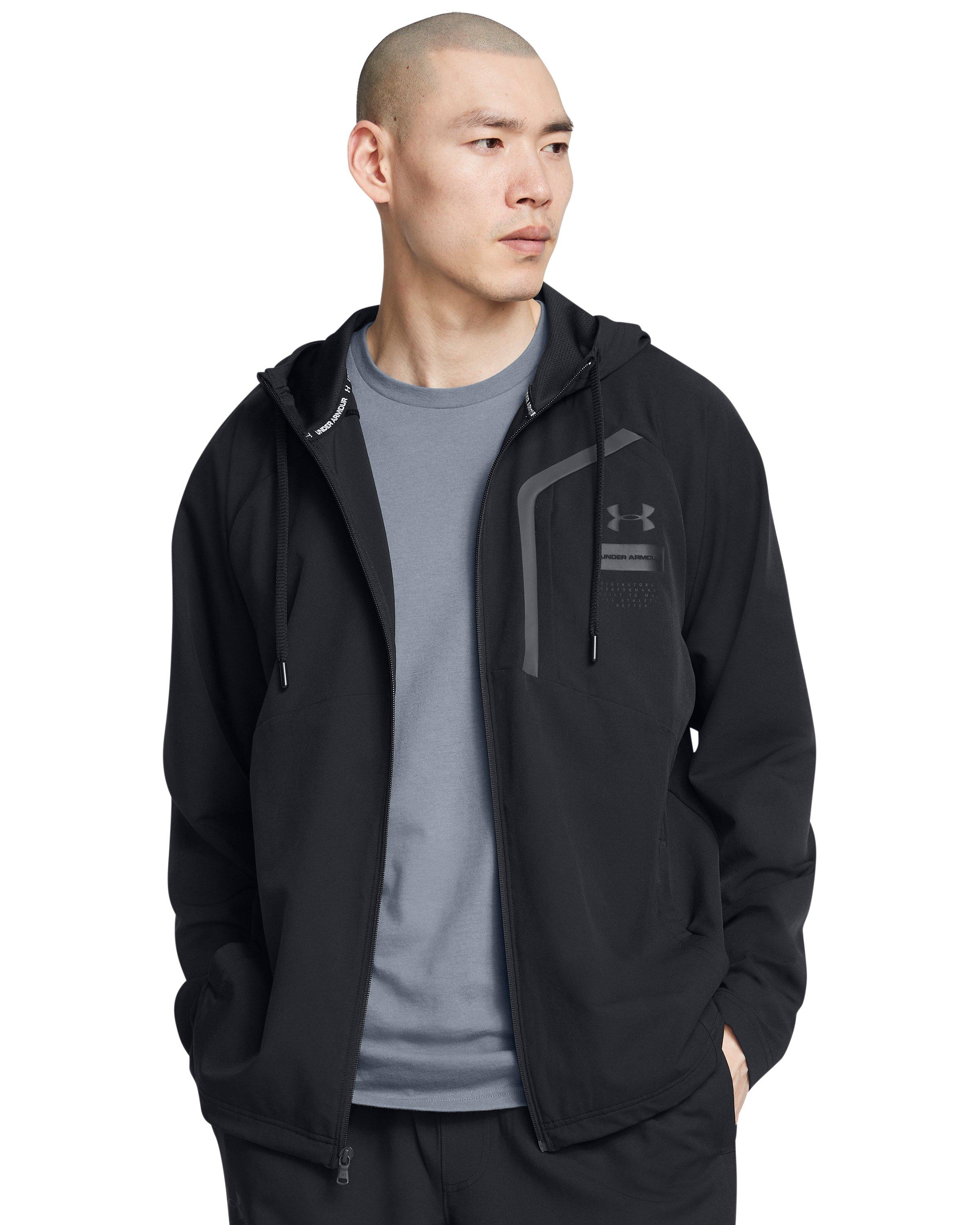 under armour mens squad woven jacket