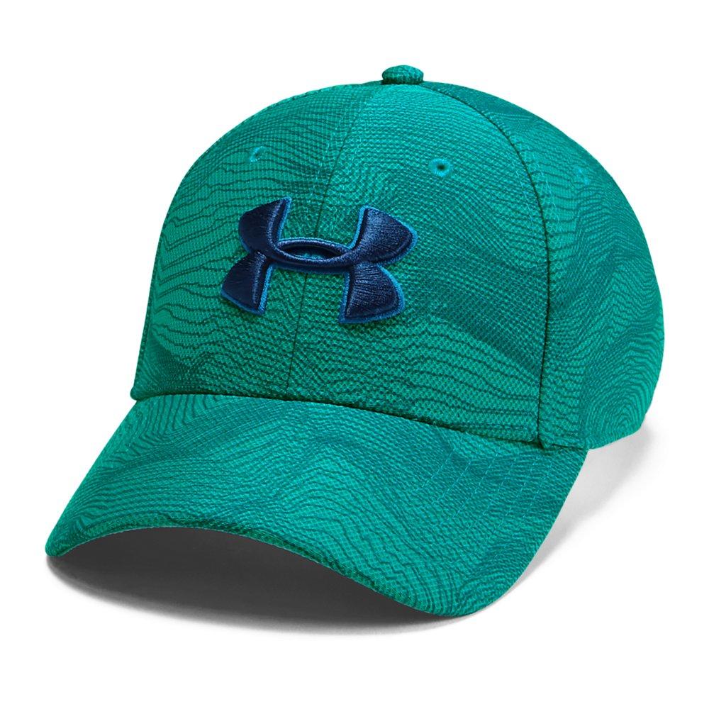 Under Armour Ua Printed Blitzing 3.0 Stretch Fit Cap in Green for Men - Lyst