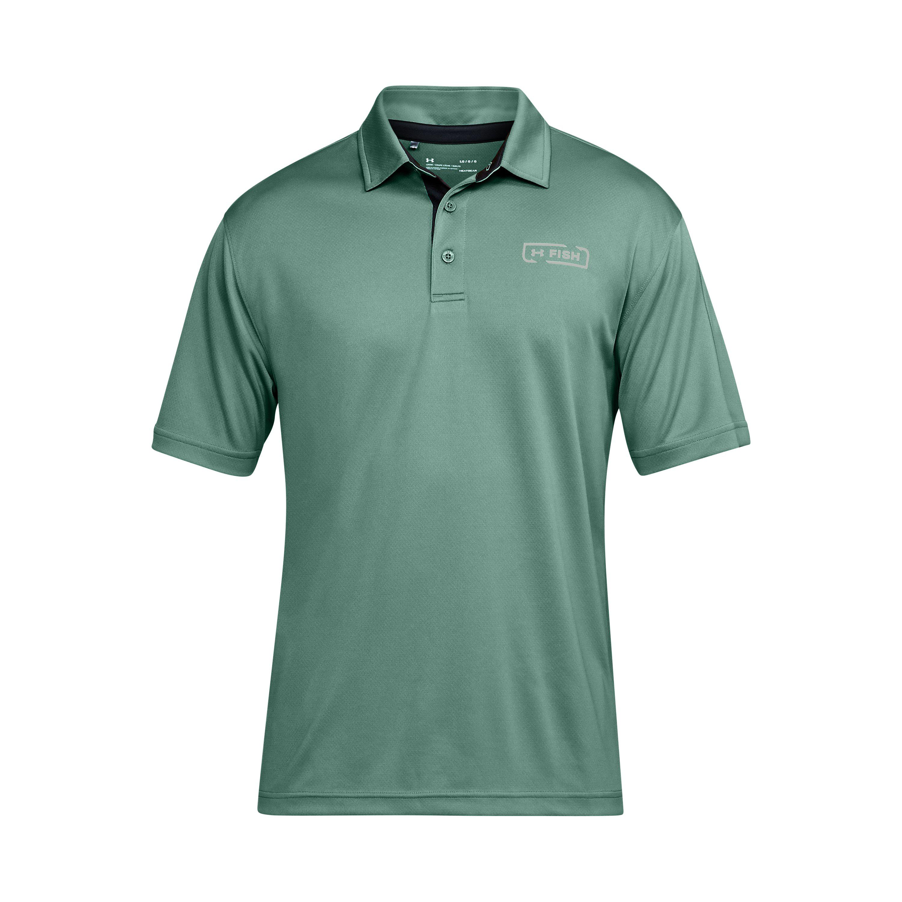 under armour fishing polo
