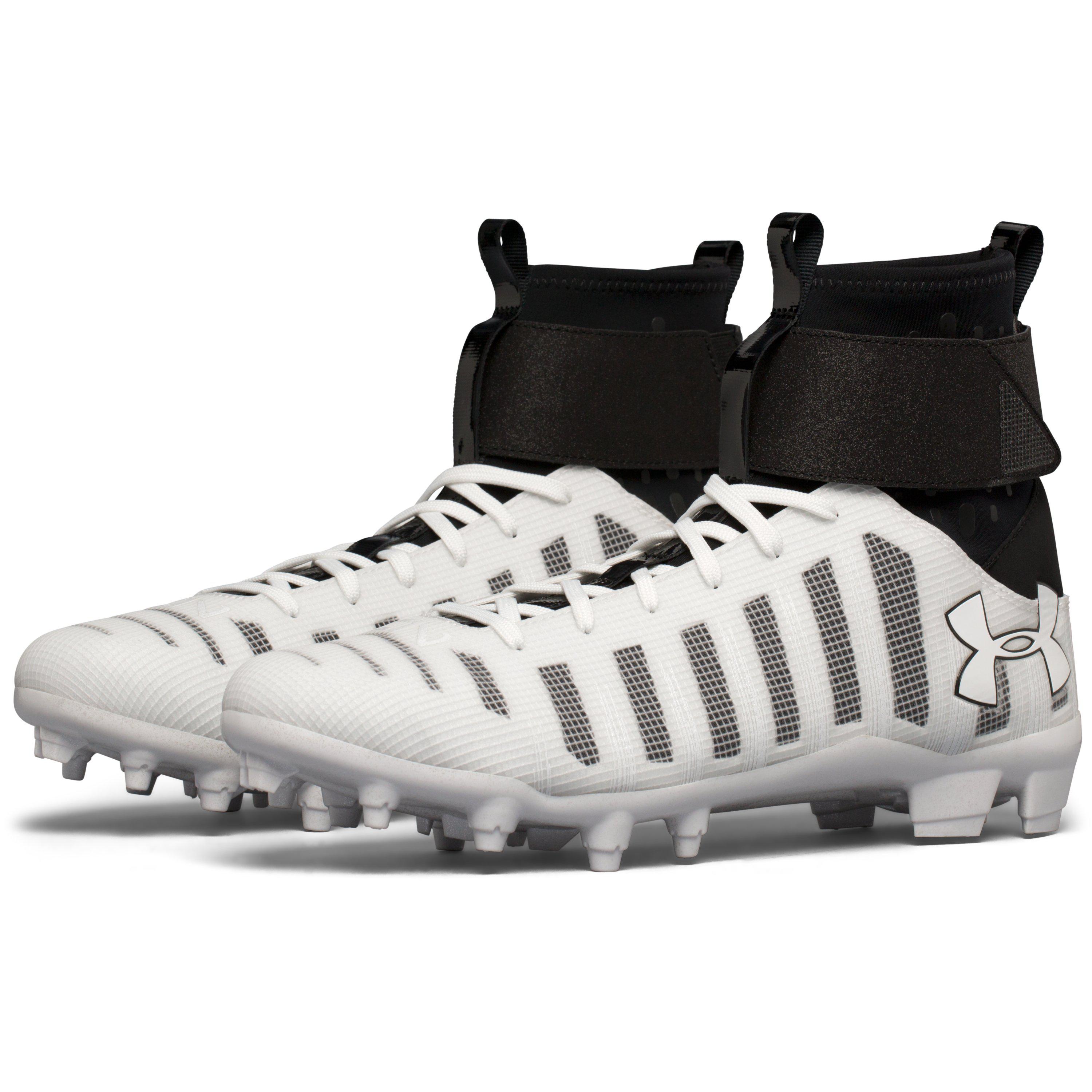 ua c1n mc football cleats white