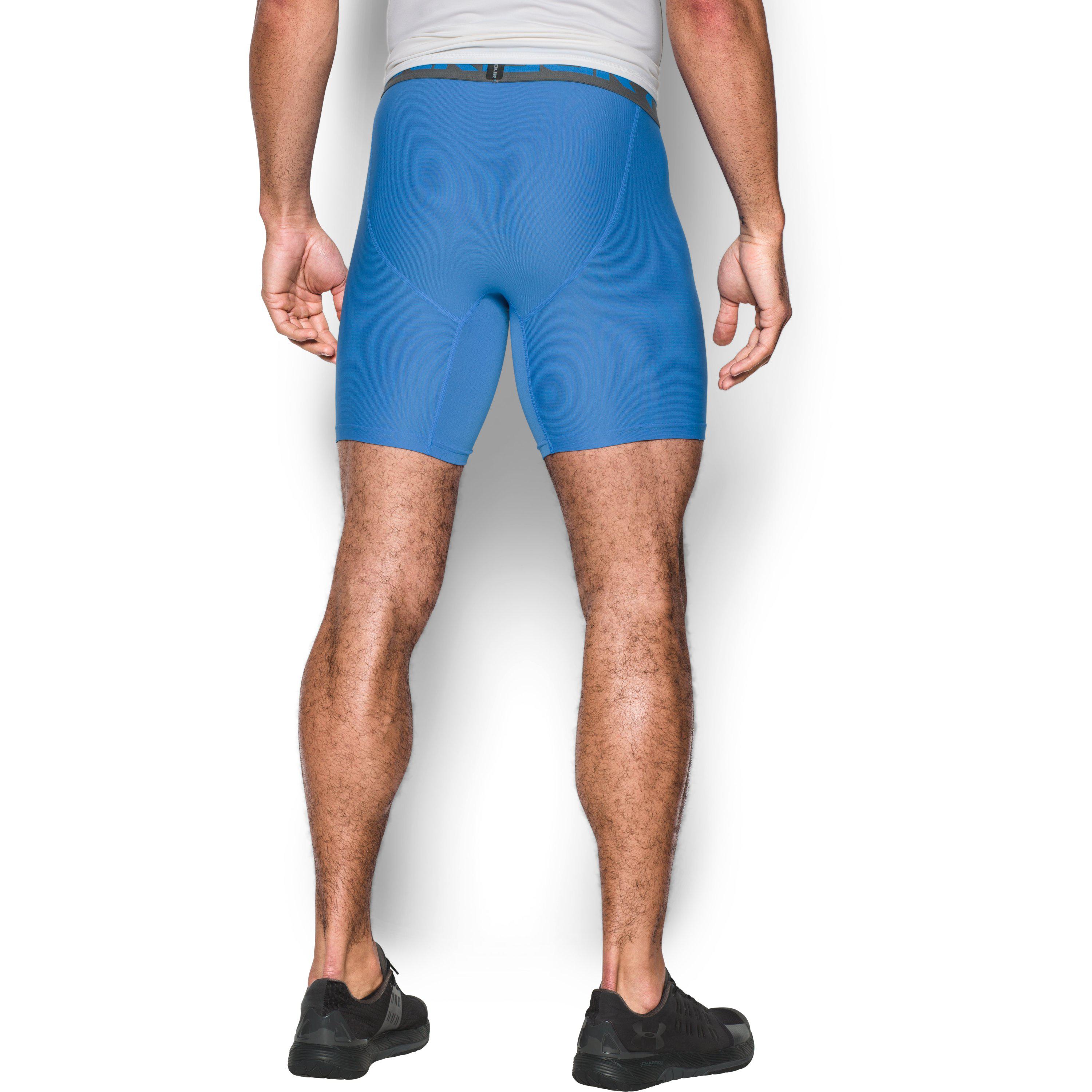 under armour men's heatgear armour mid compression shorts