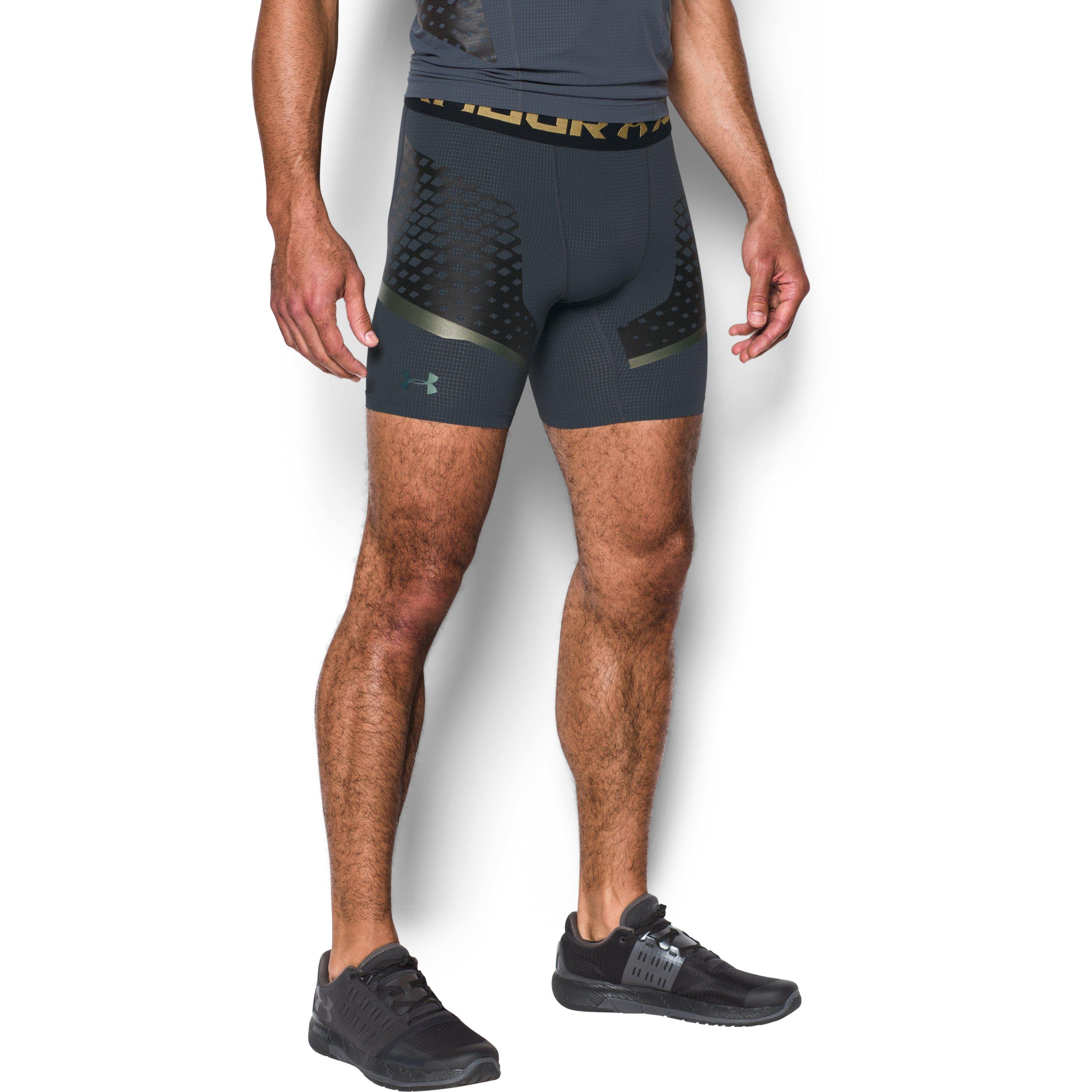 Under Armour Men's Heatgear® Armour Zone Compression Shorts for Men | Lyst