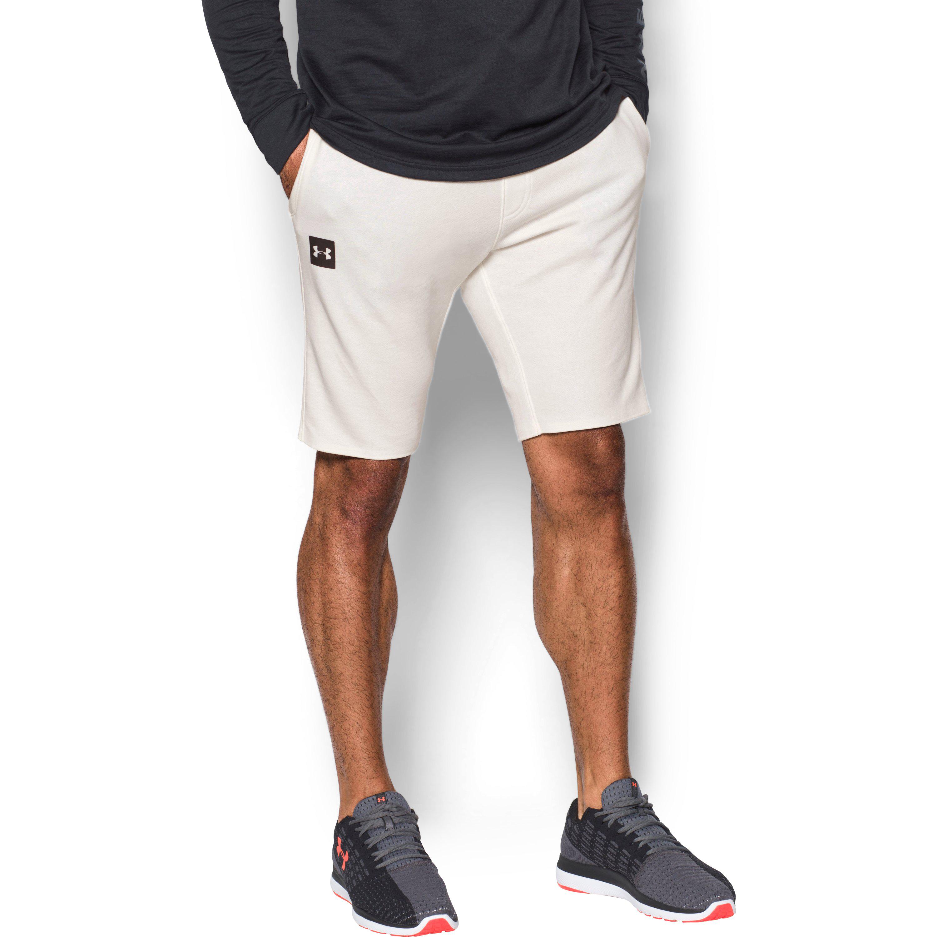 under armour men's sportstyle terry tapered shorts
