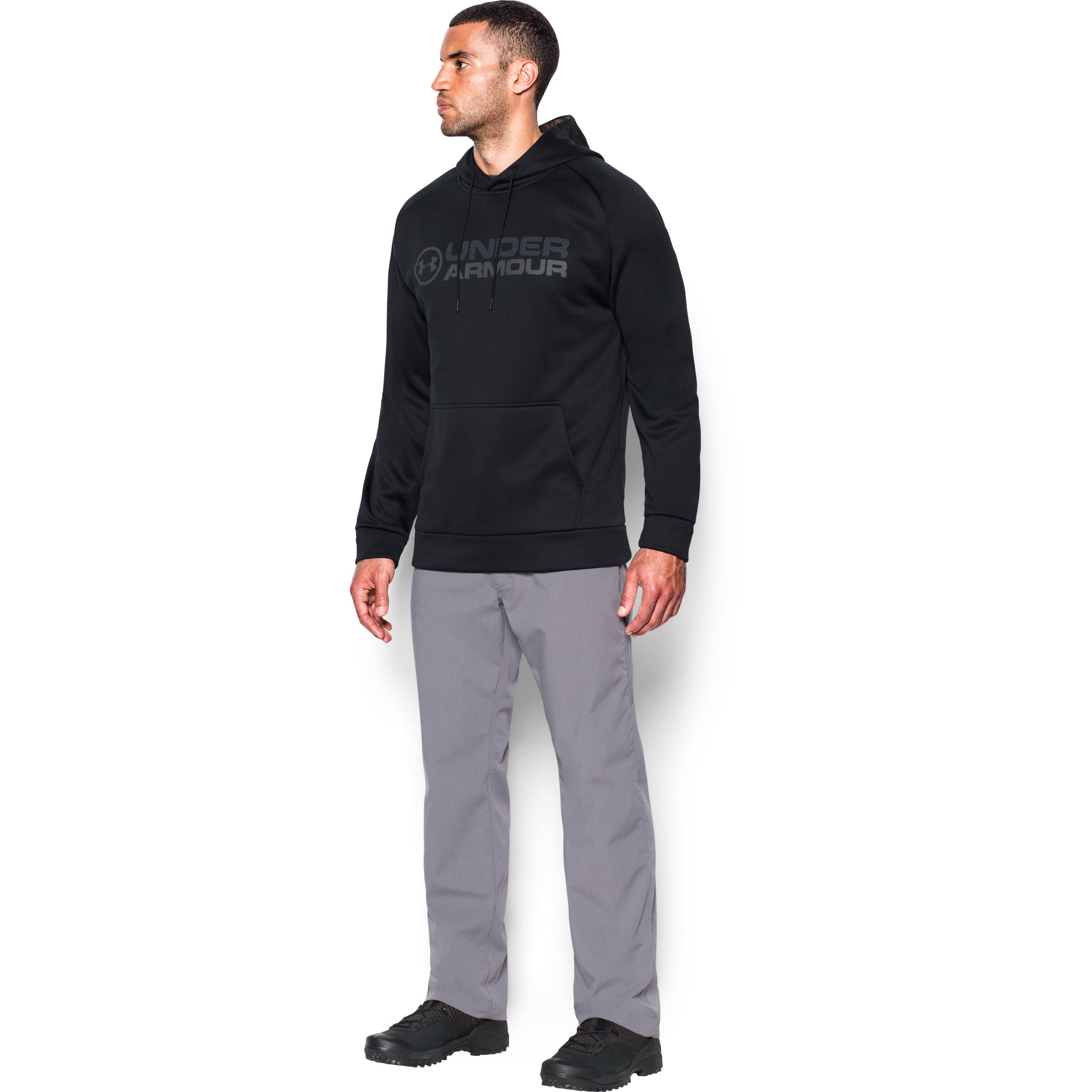 under armour fleece stacked hoodie