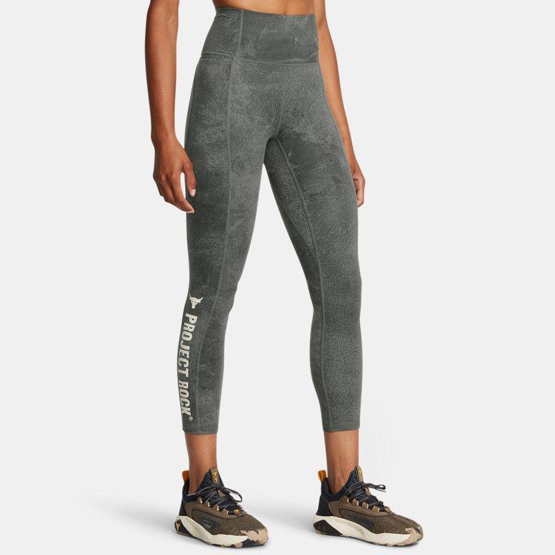 Under Armour Project Rock Lets Go Printed Ankle Leggings Clay Silt in Blue Lyst UK