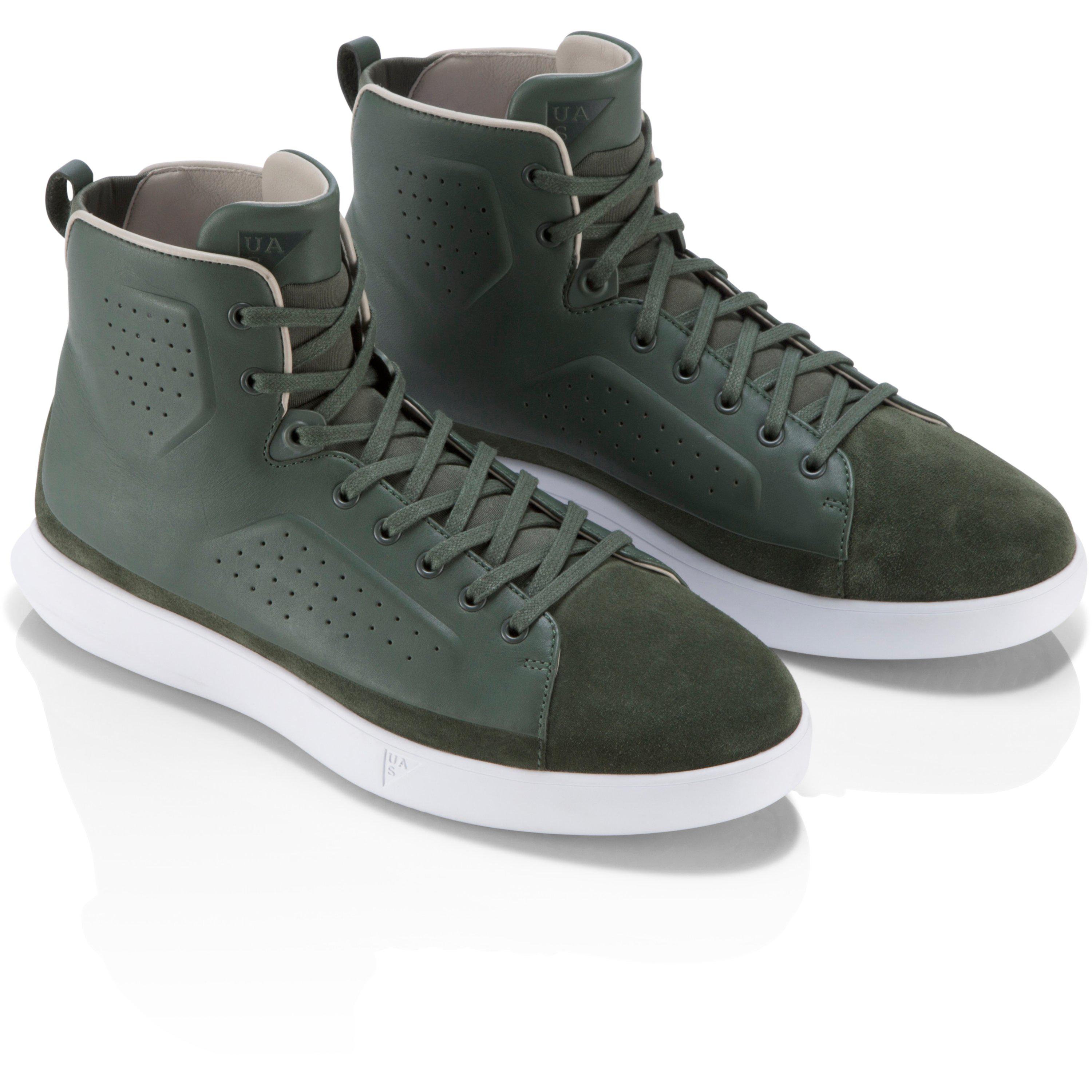 Under Armour Leather Men's Uas Club Mid Shoes in Green for Men Lyst