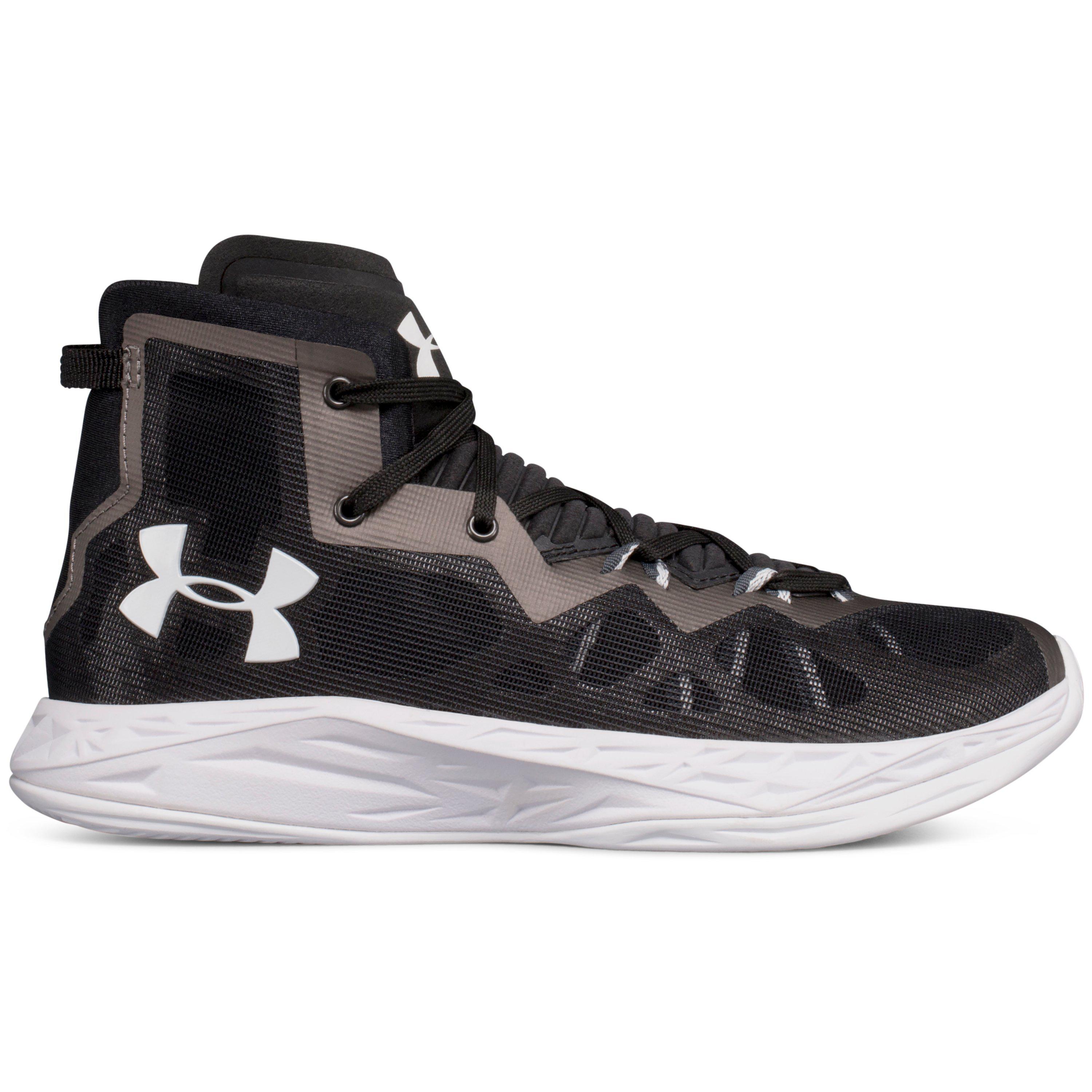 under armour black basketball shoes