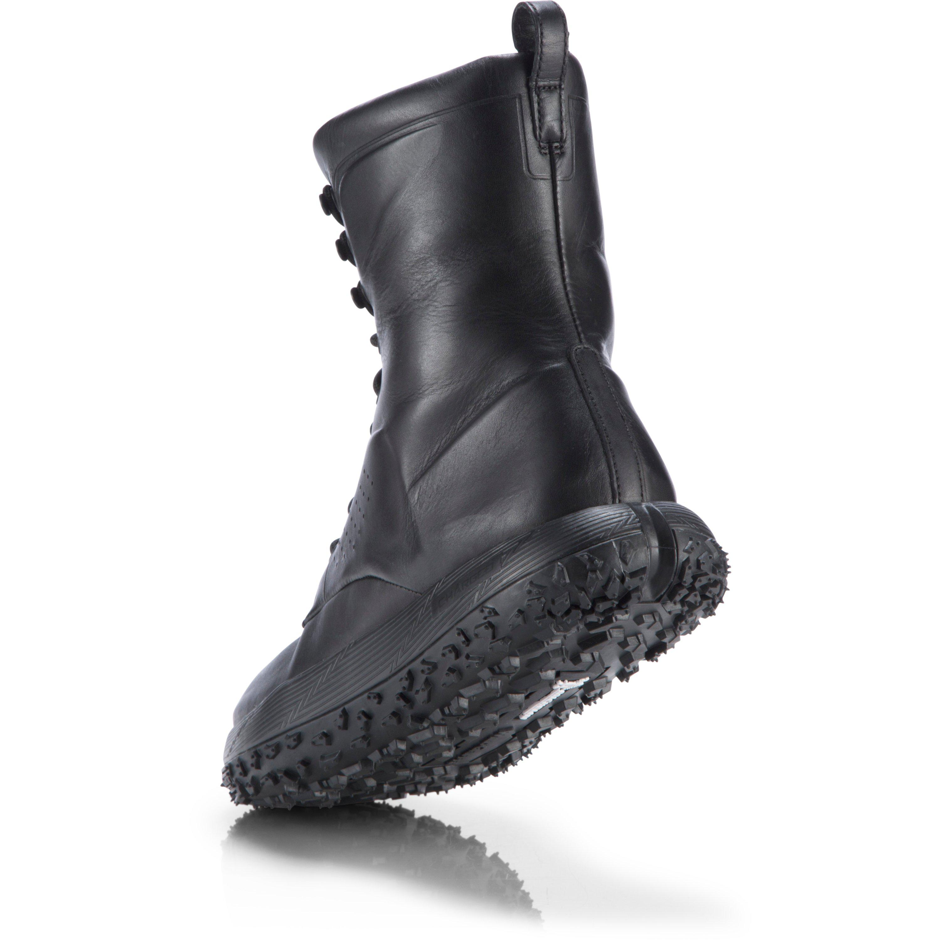 under armour black work boots