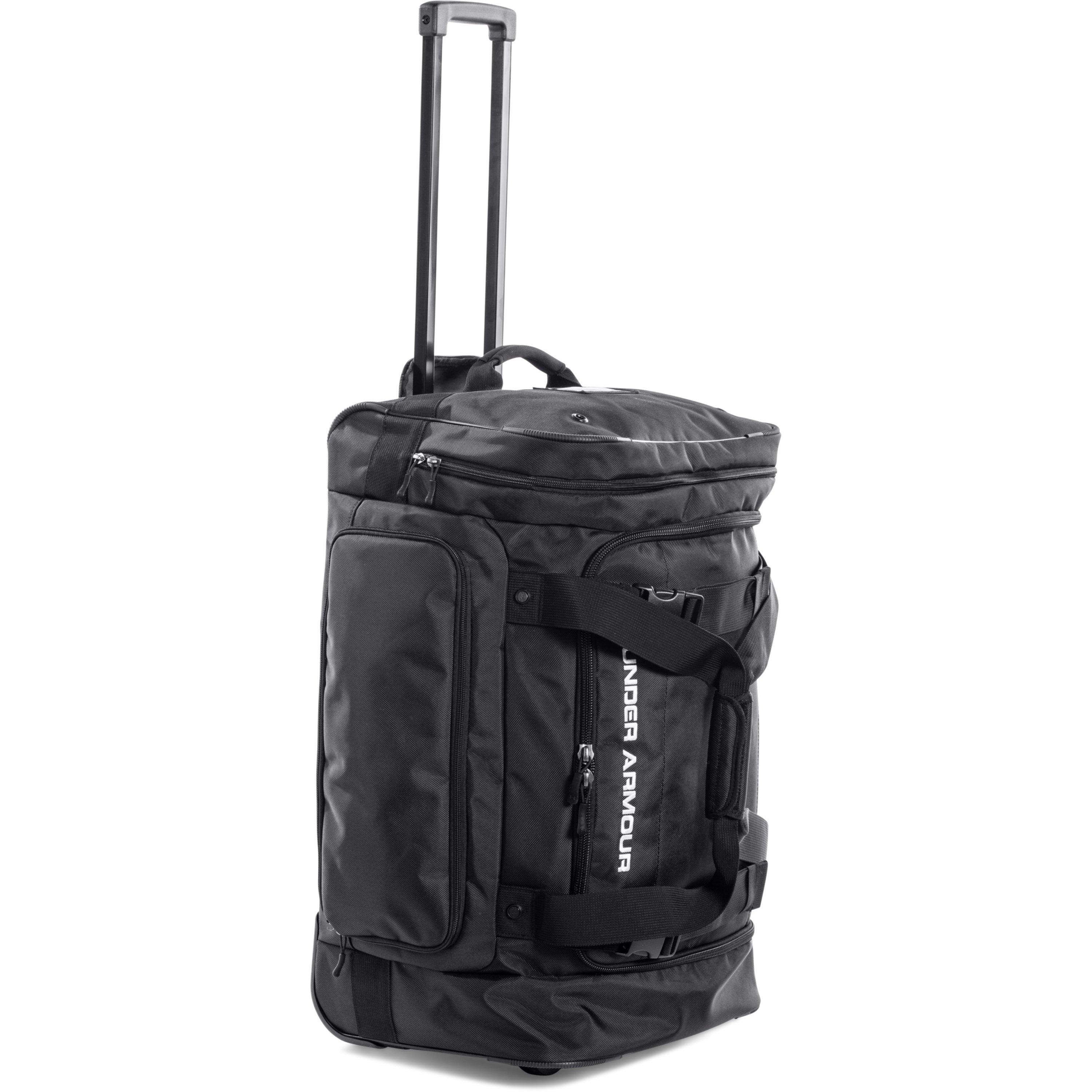 Under Armour Ua Road Game Xl Wheeled Duffle in Black for Men | Lyst