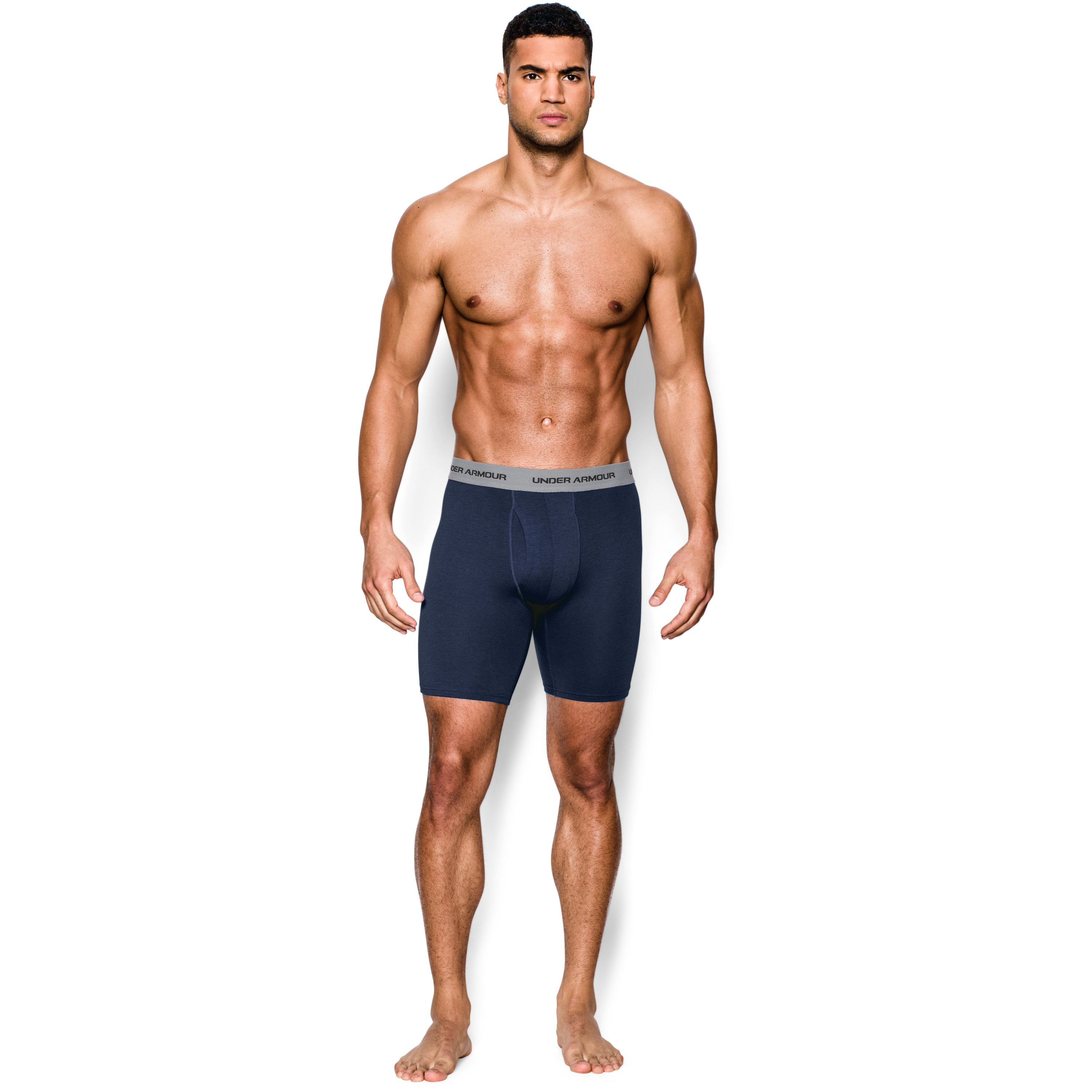 Under Armour Men's Charged Cotton® Stretch 9” Boxerjock® 3-pack for Men |  Lyst