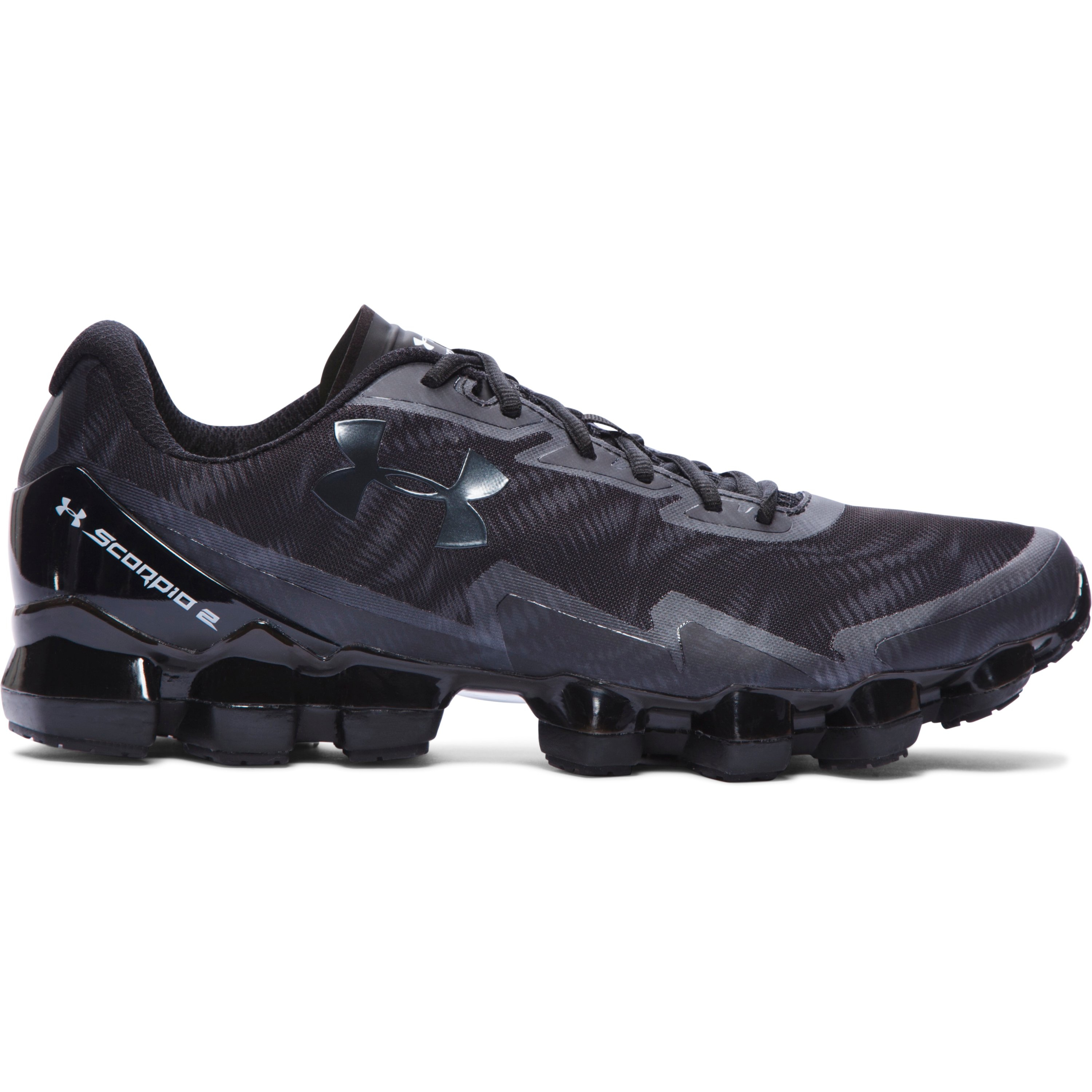 Under Armour Scorpio 2 Men's Black Running Road Sports Shoes Trainers 