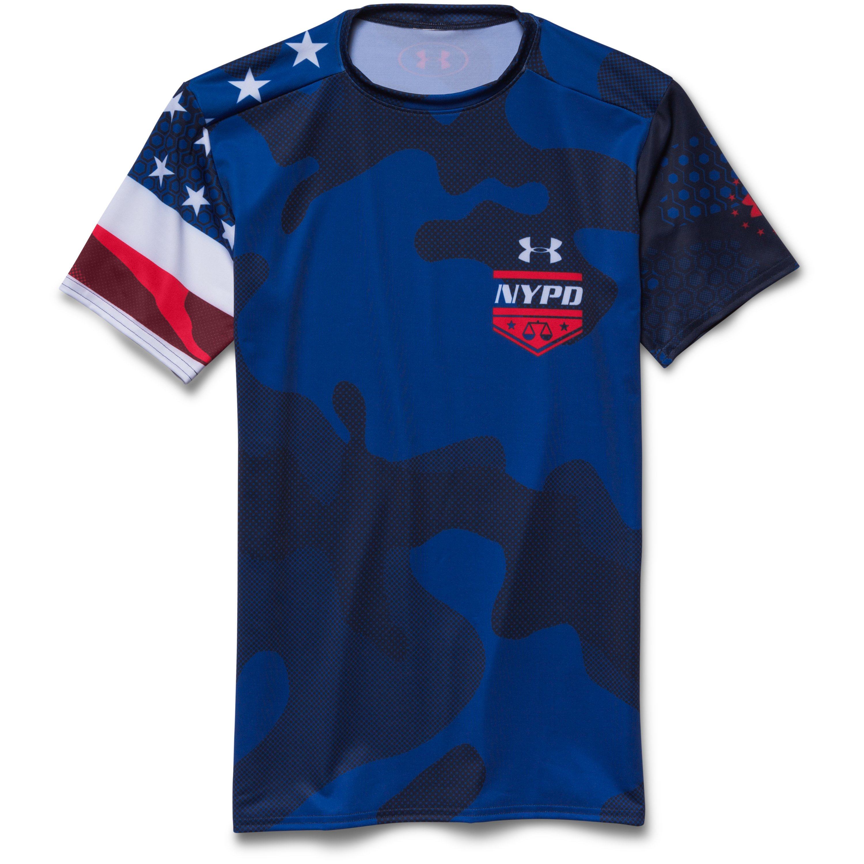 Men's Ua Freedom Nypd Compression Shirt Blue for Men Lyst