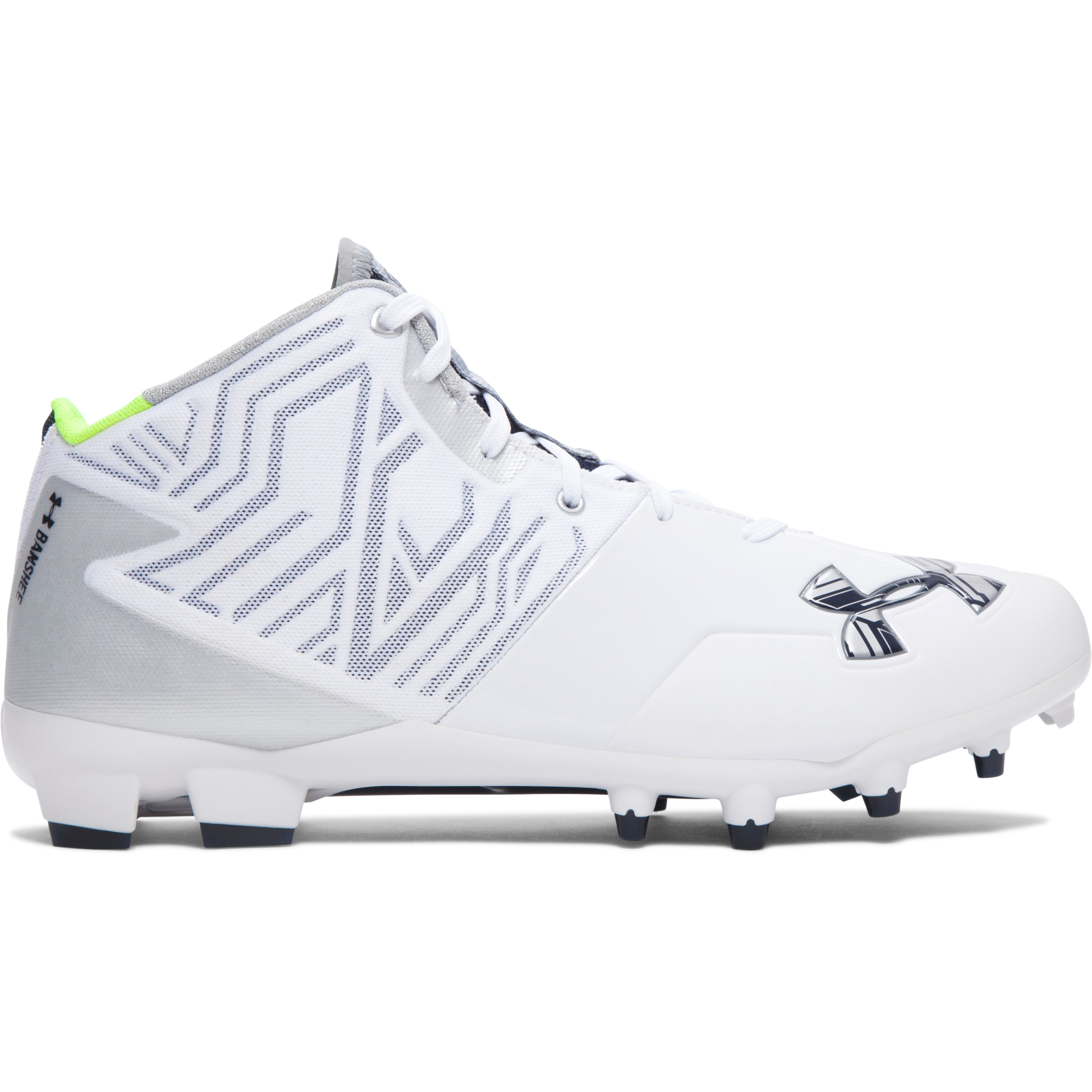 Under Armour Synthetic Men’s Ua Banshee Mid Mc Lacrosse Cleats for Men