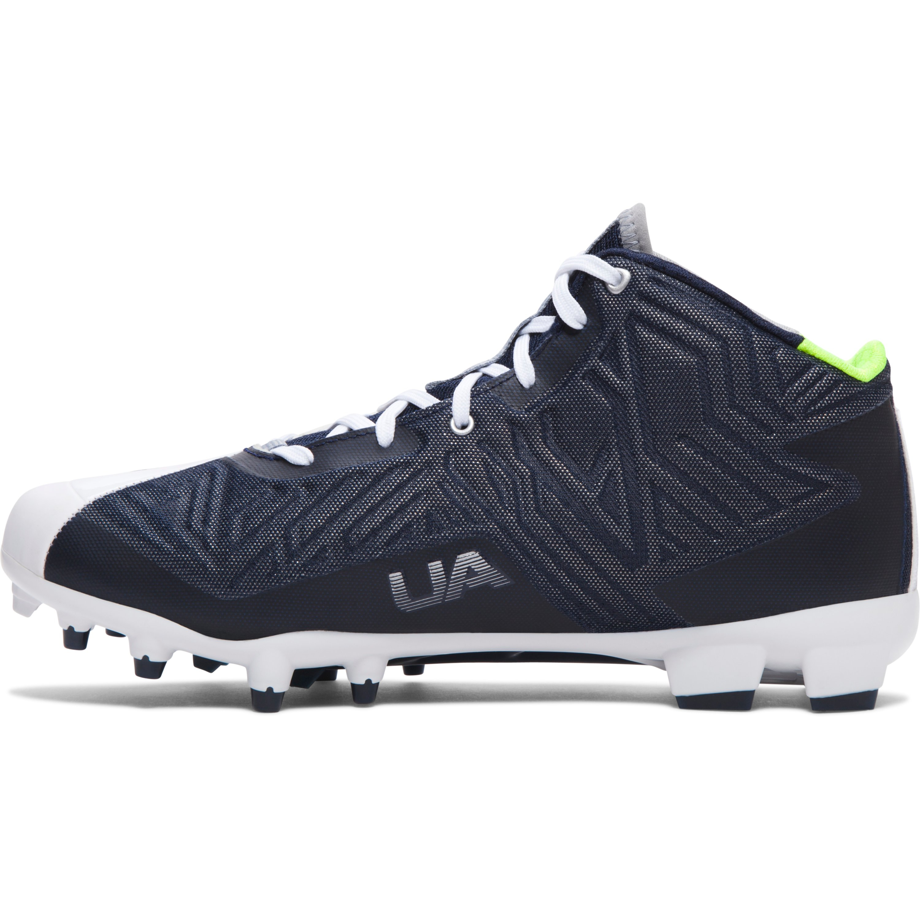 Under Armour Synthetic Men’s Ua Banshee Mid Mc Lacrosse Cleats for Men
