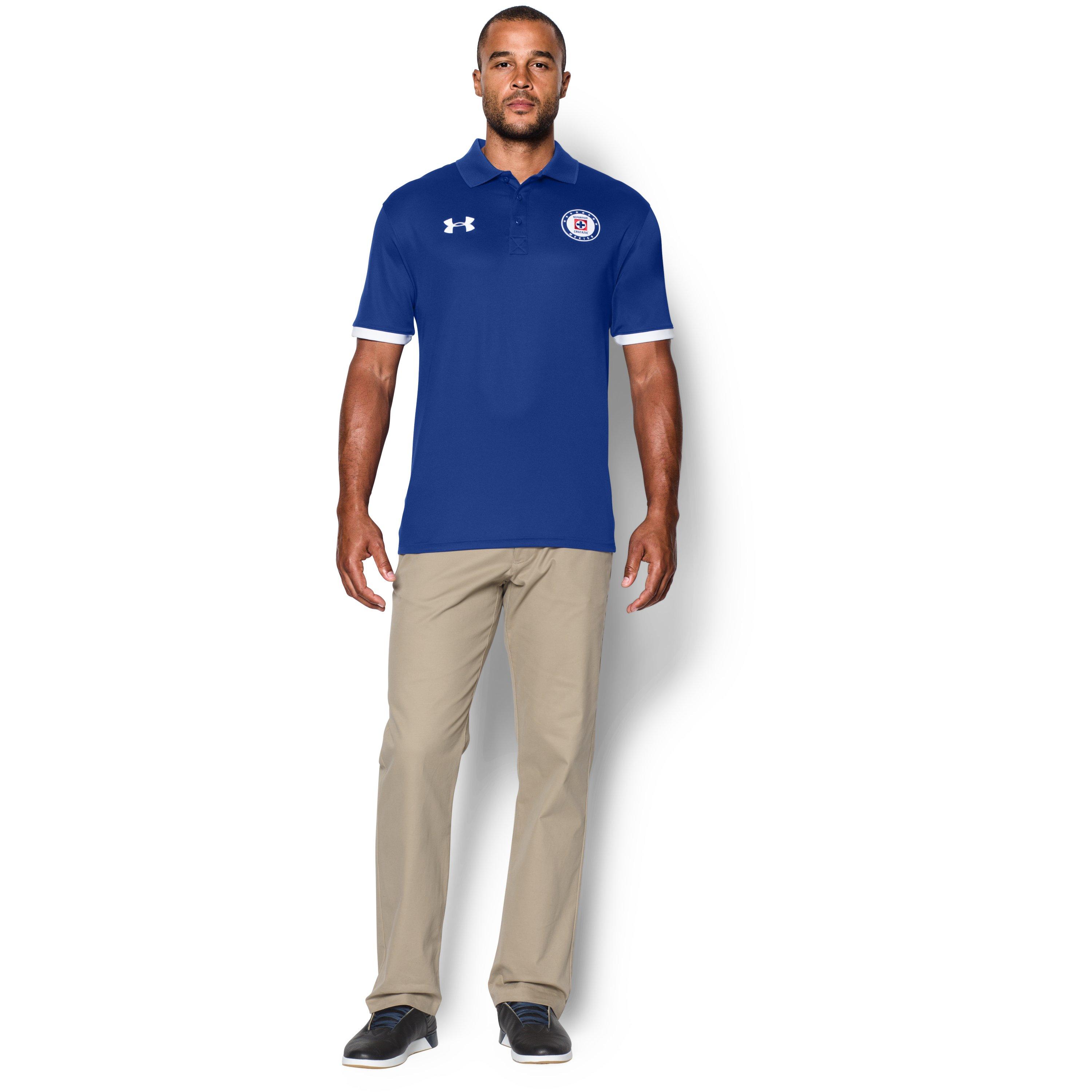 Llorar Magistrado Línea del sitio Under Armour Men's Cruz Azul Ua Polo in Blue for Men | Lyst