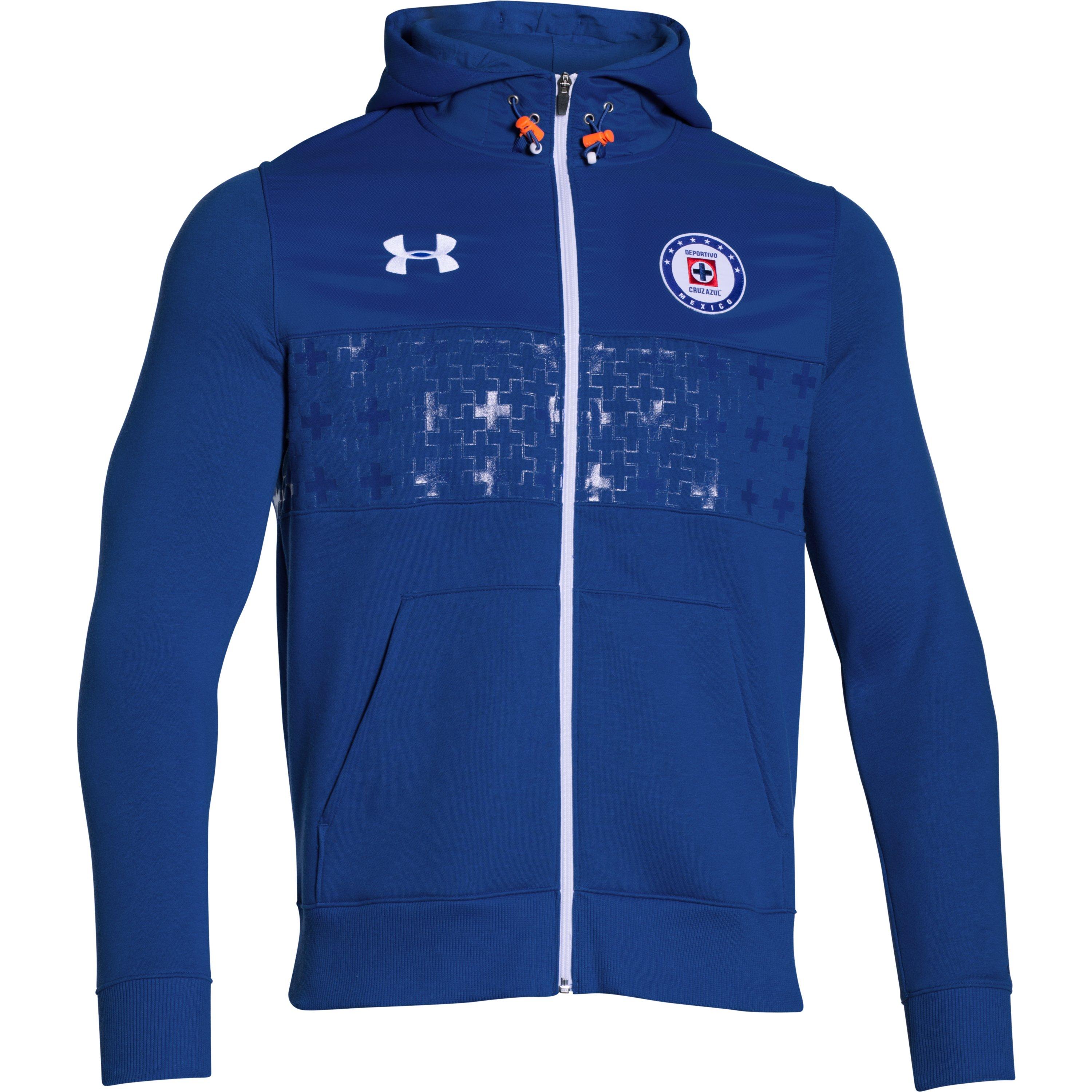 Under Armour Cotton Men's Cruz Azul Ua Storm Hoodie in Blue for Men | Lyst
