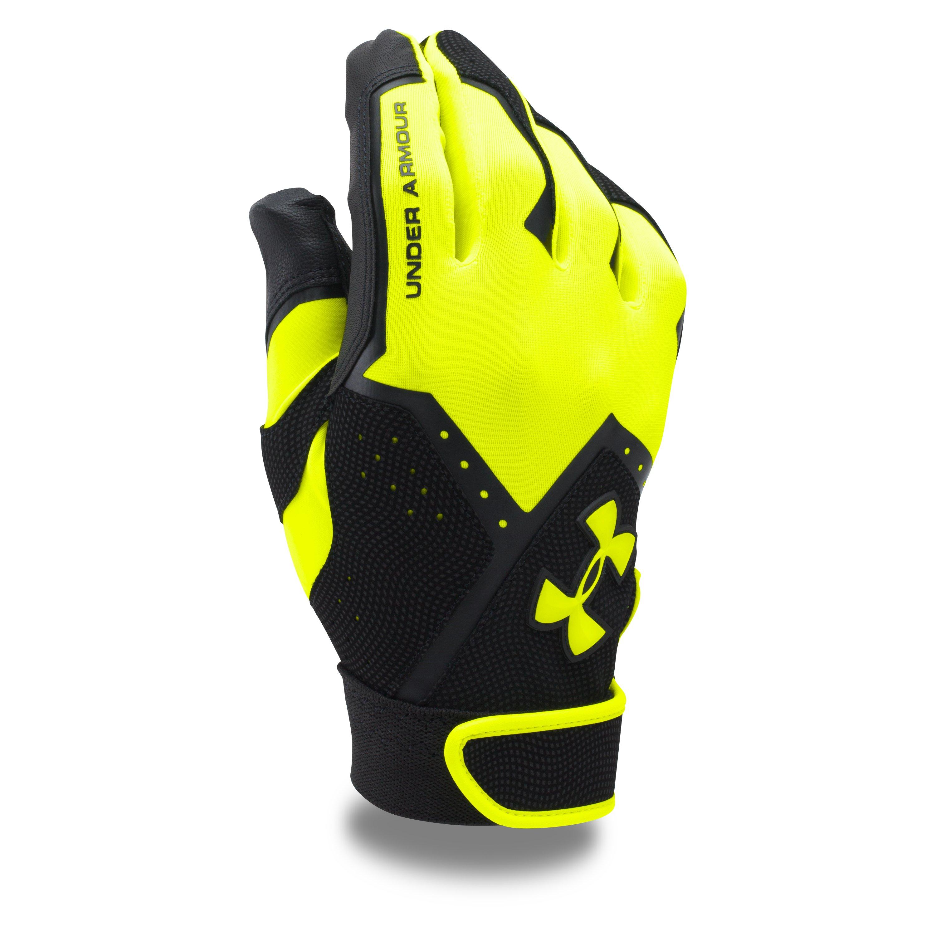 under armour gloves yellow