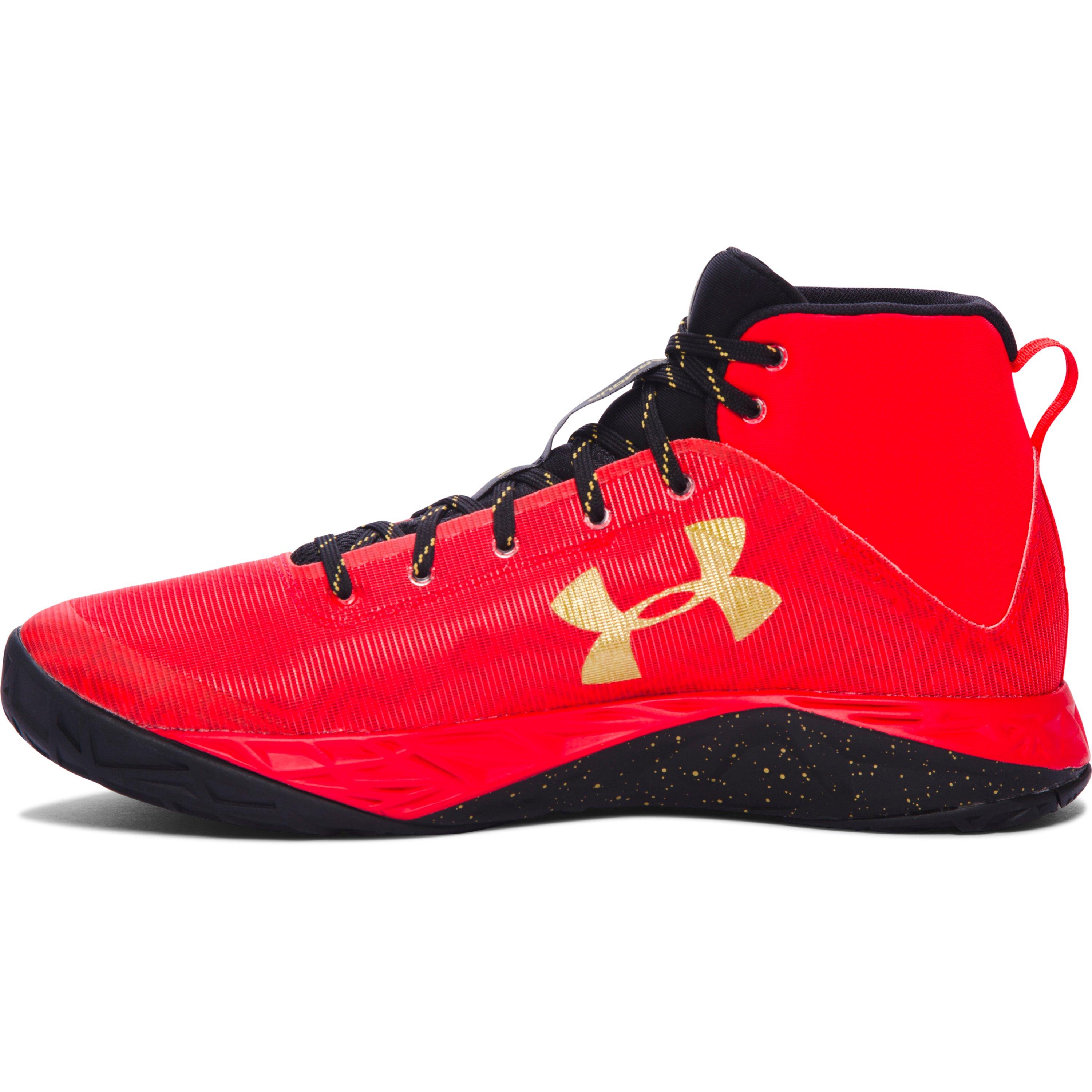 Under Armour Men's Ua Fireshot Basketball Shoes in Red for Men | Lyst