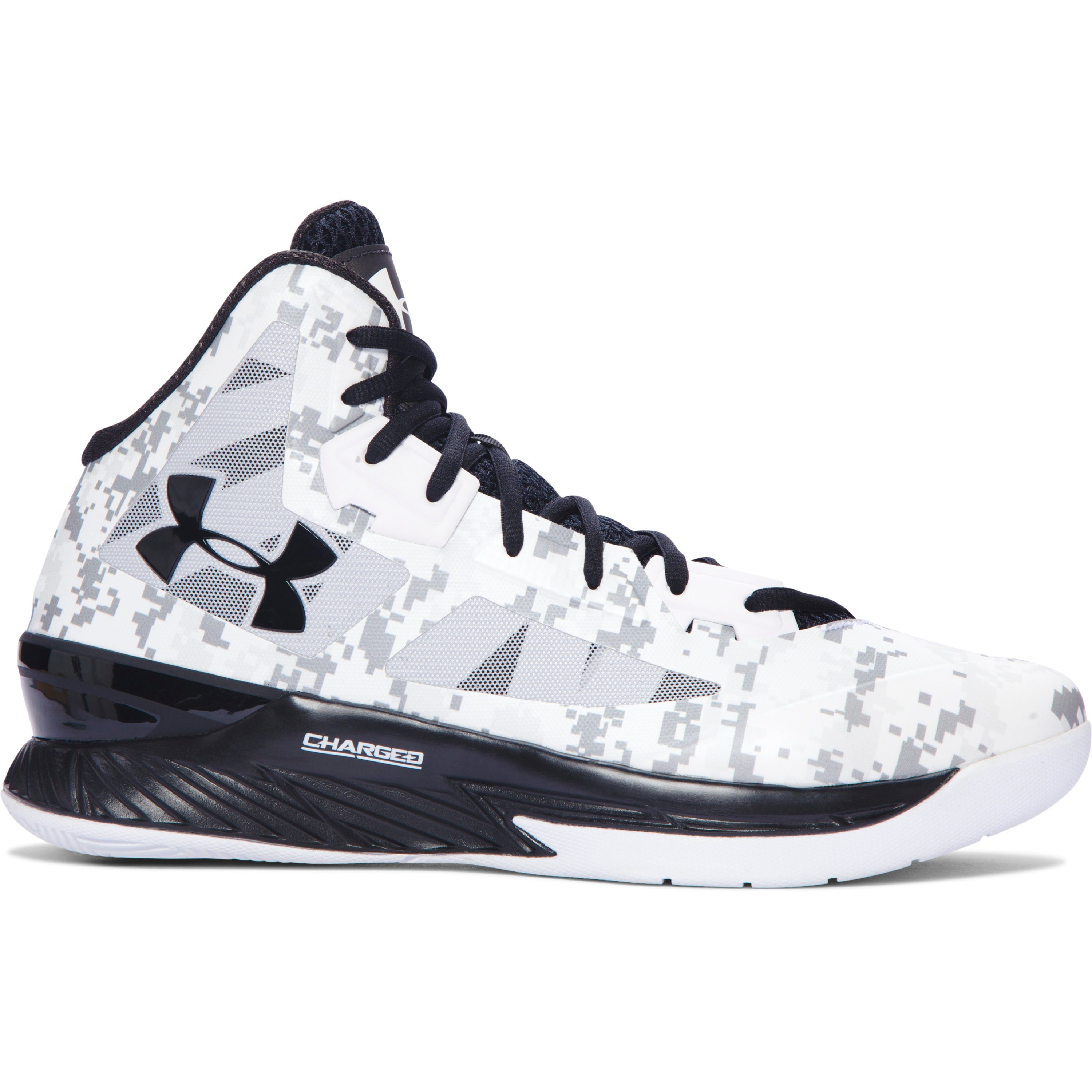 Under Armour Men's Ua Lightning 3 Basketball Shoes in White/Black ...