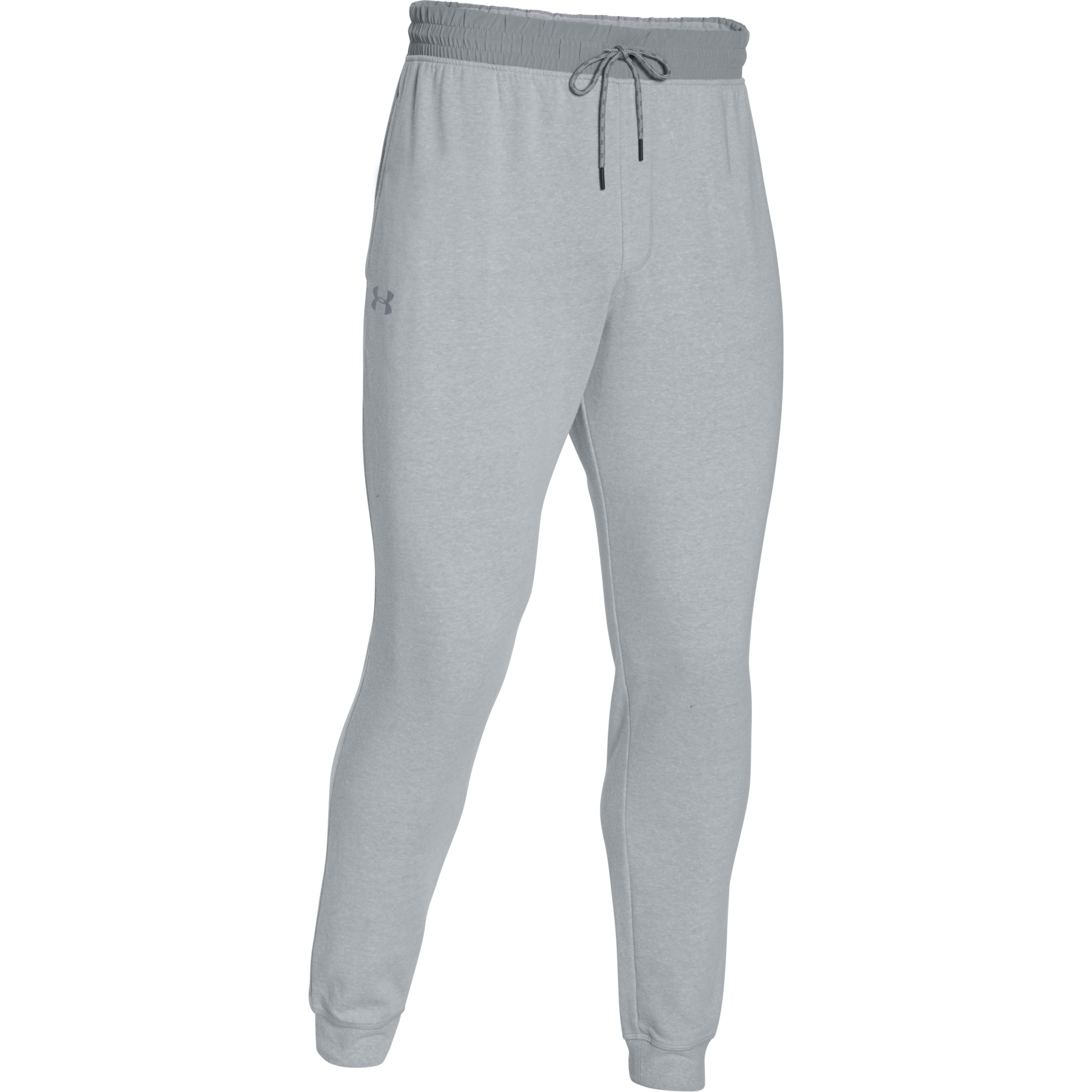 gray under armor sweatpants