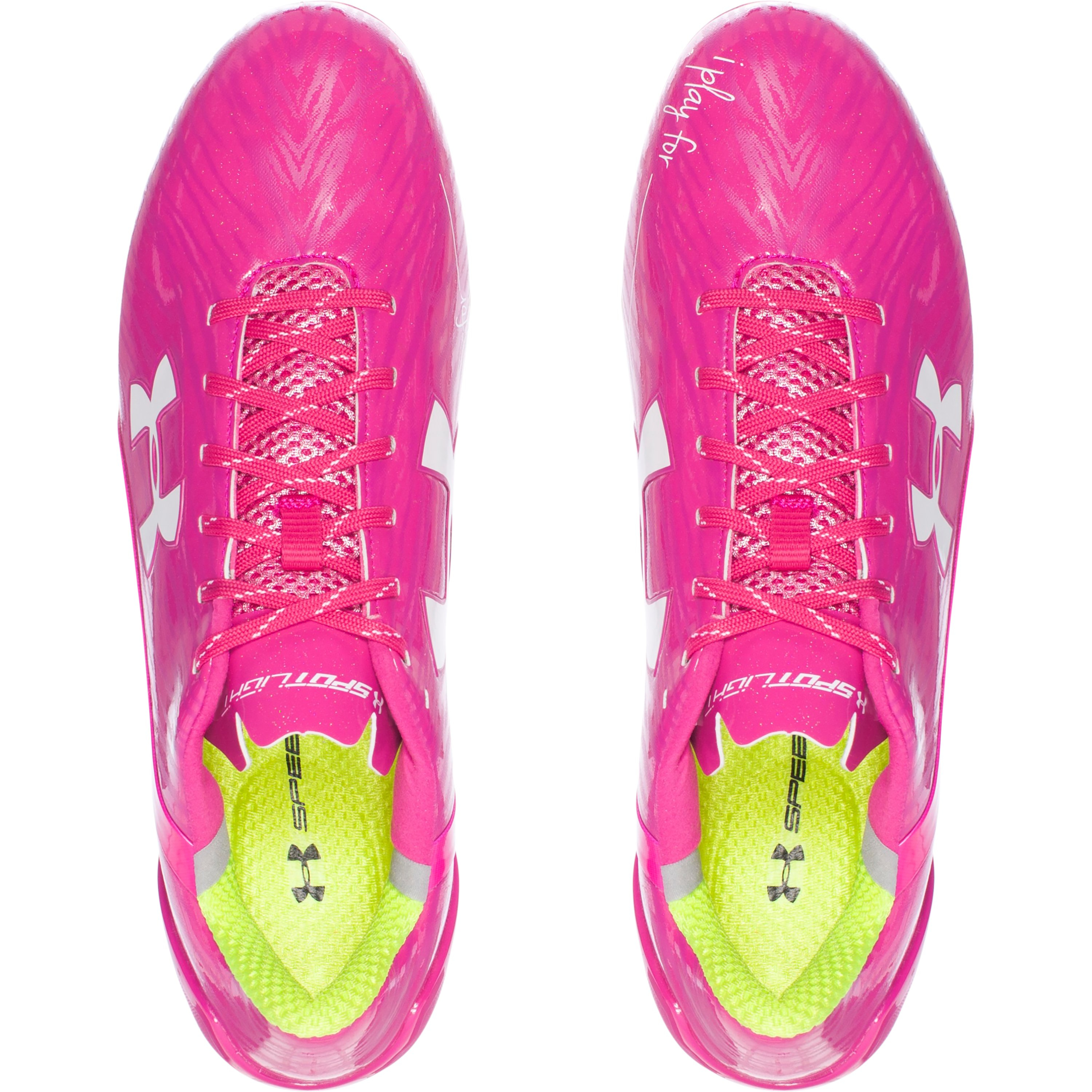 Under Armour Men\'s Ua Spotlight Football Cleats – Limited Edition in Pink  for Men | Lyst