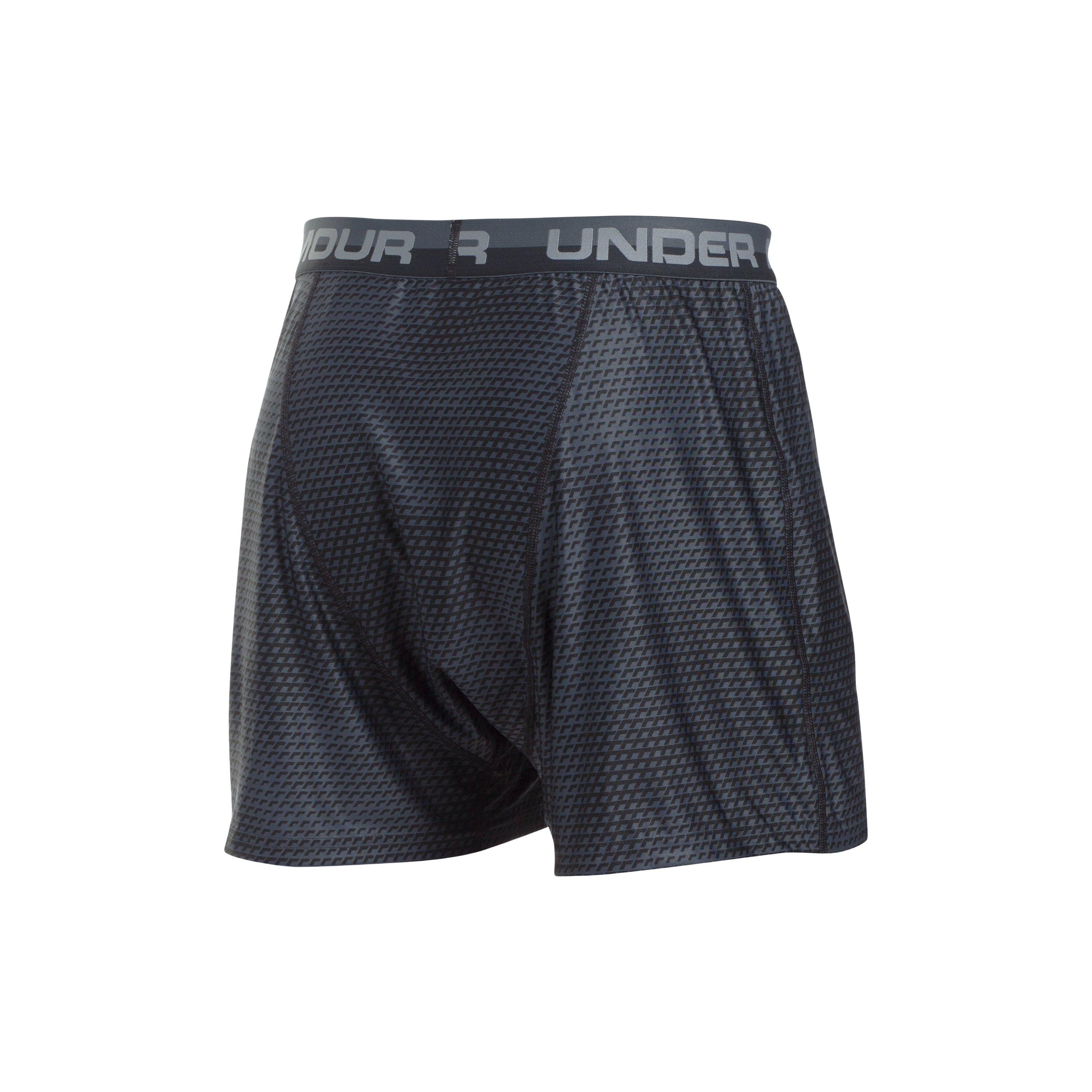 Under Armour Men's Ua Original Series Printed Boxer Shorts in Black for