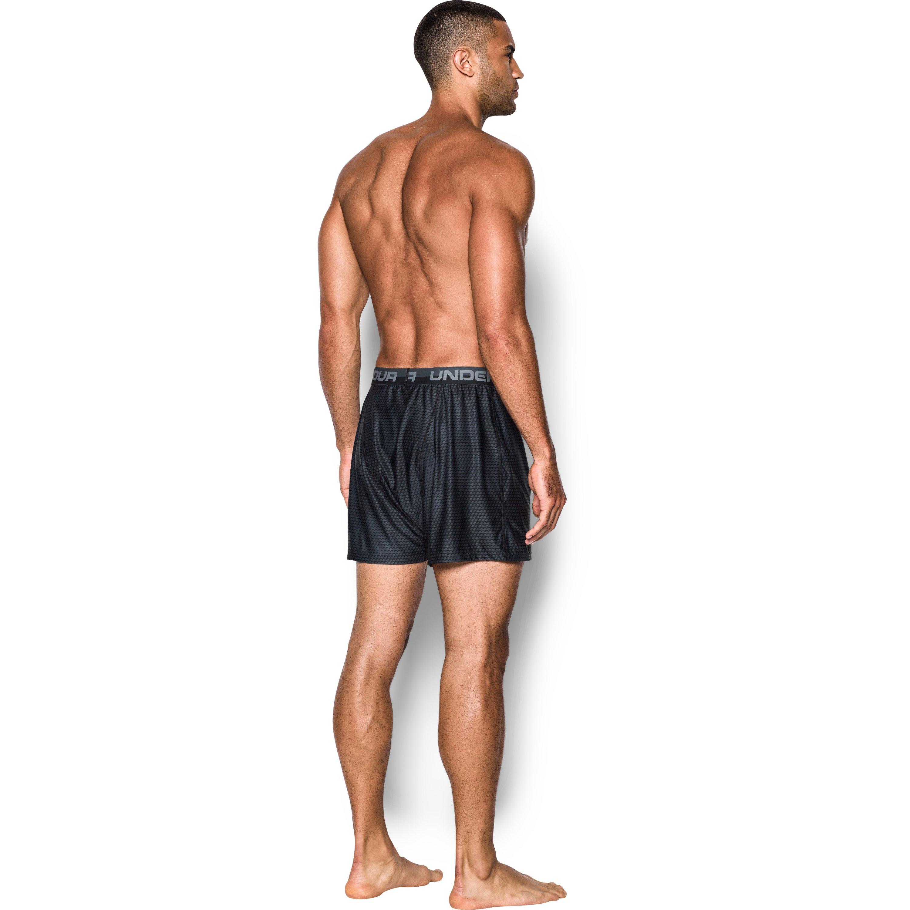 Under Armour Men's Ua Original Series Printed Boxer Shorts in Black for