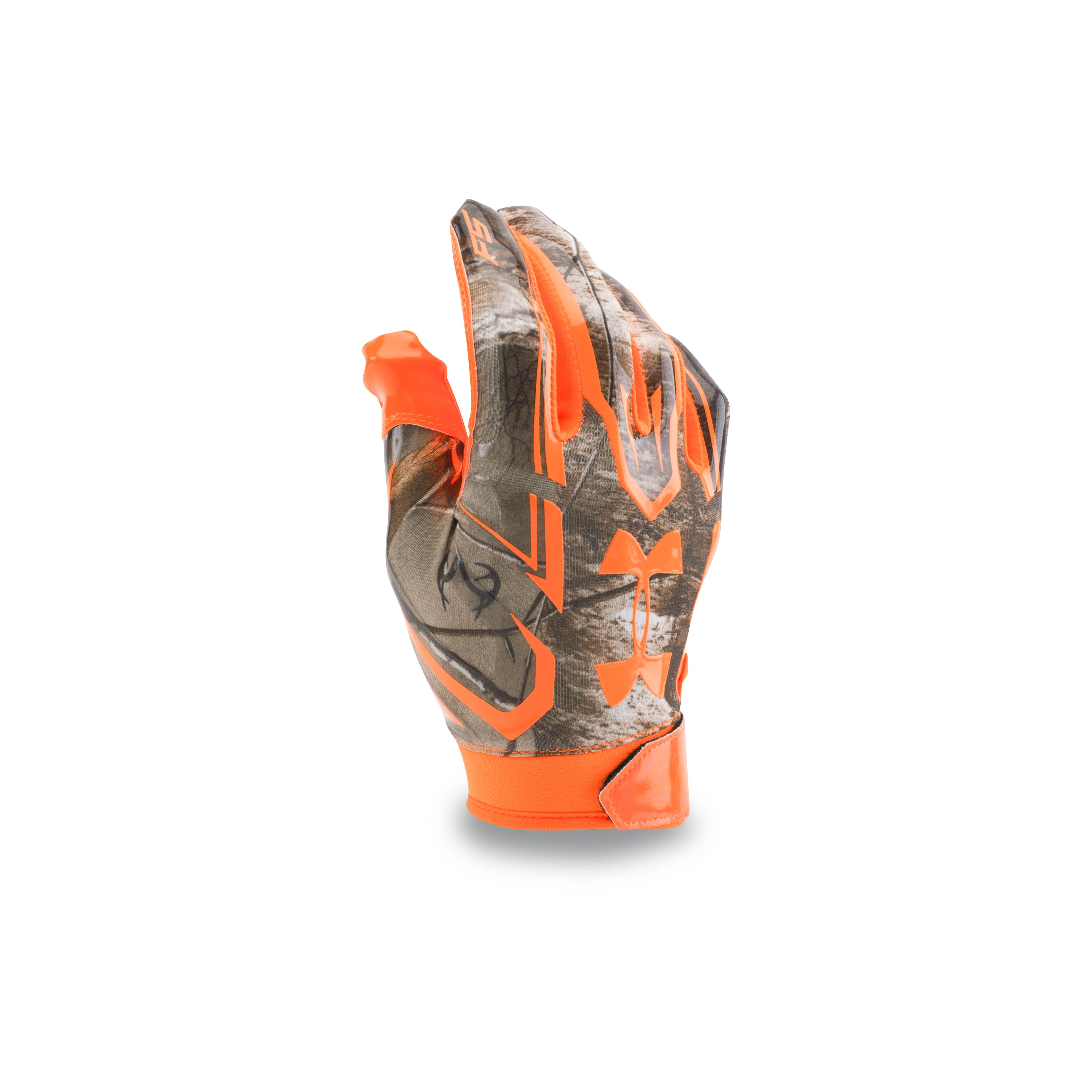 Under Armour Men's Ua F5 Camo Football Gloves in Orange for Men | Lyst