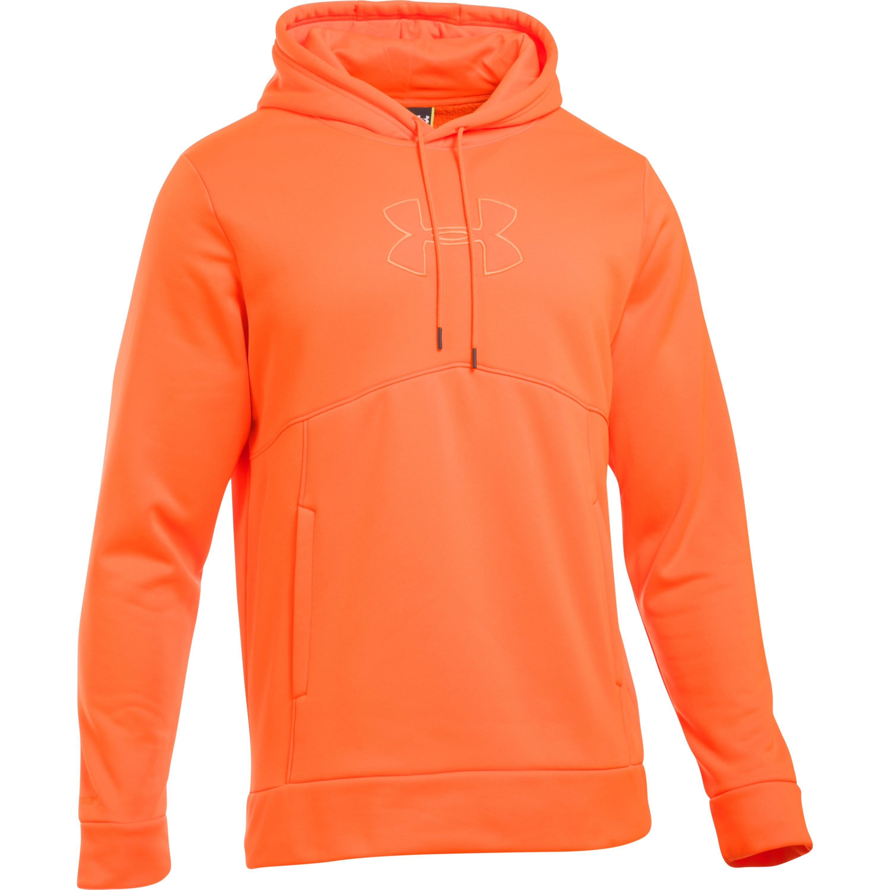 blaze orange hoodie under armour