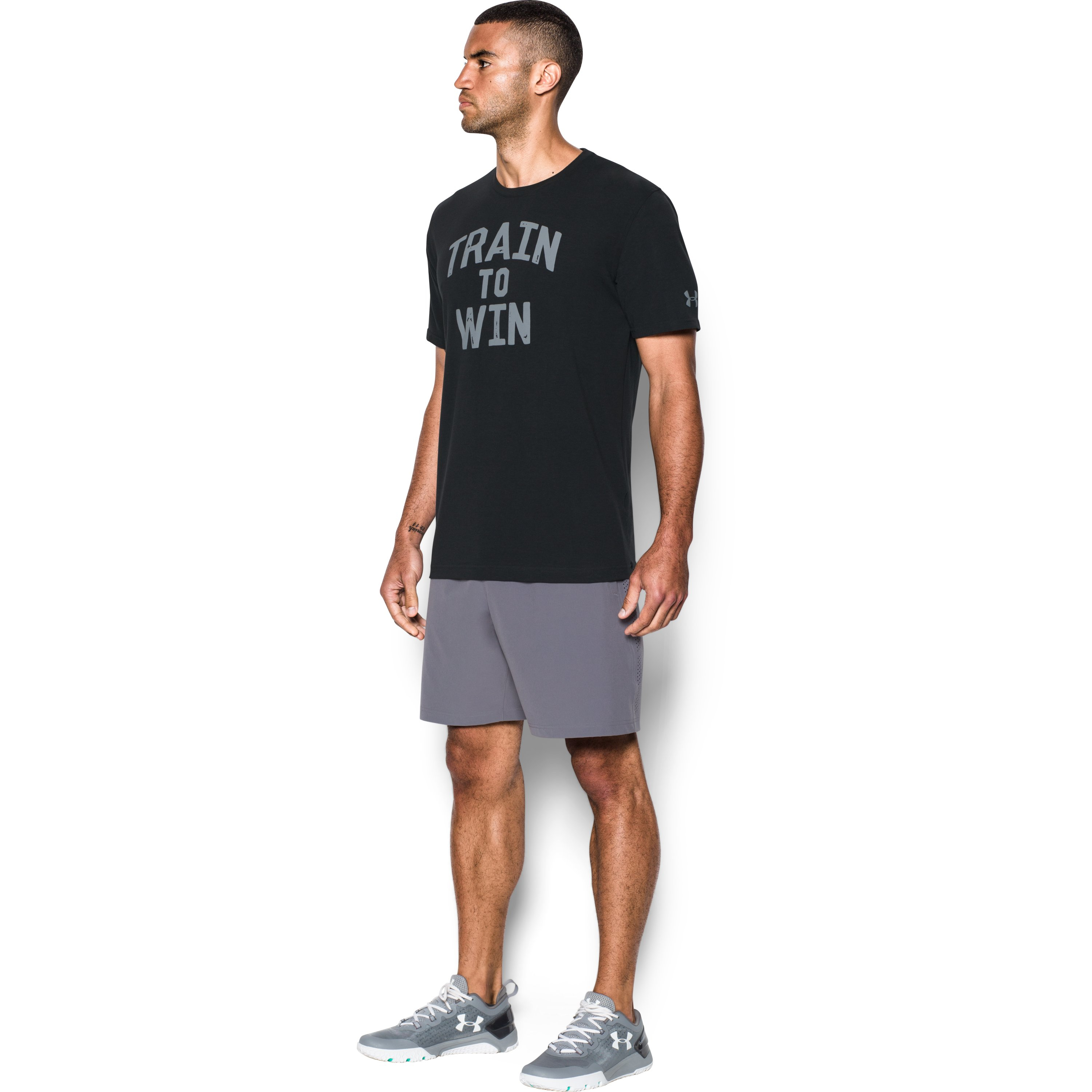 Under Armour Cotton Men's Ua Train To Win T-shirt in Black for Men - Lyst