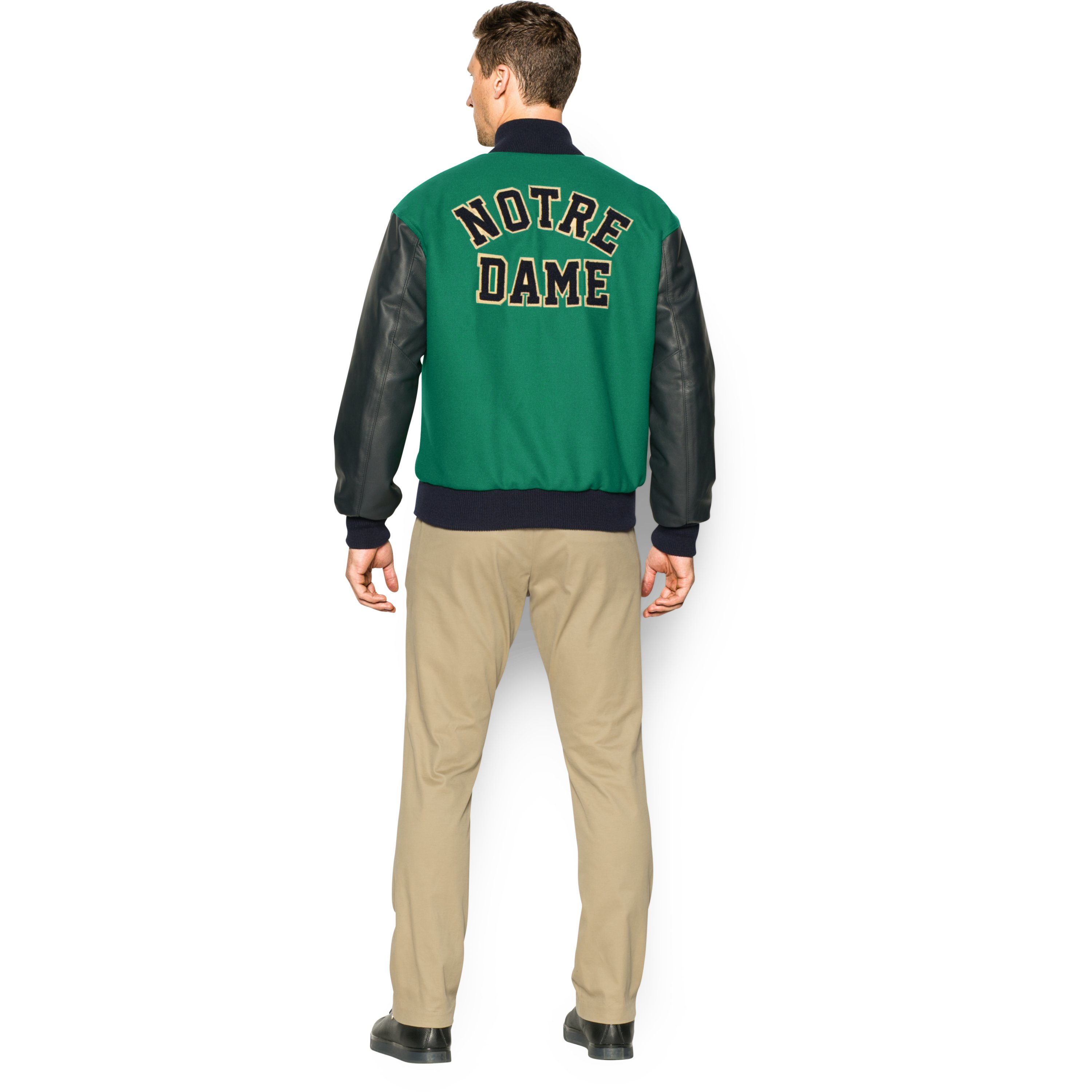Under Armour Men's Notre Dame Shamrock Series Ua Varsity Jacket in Green  for Men | Lyst