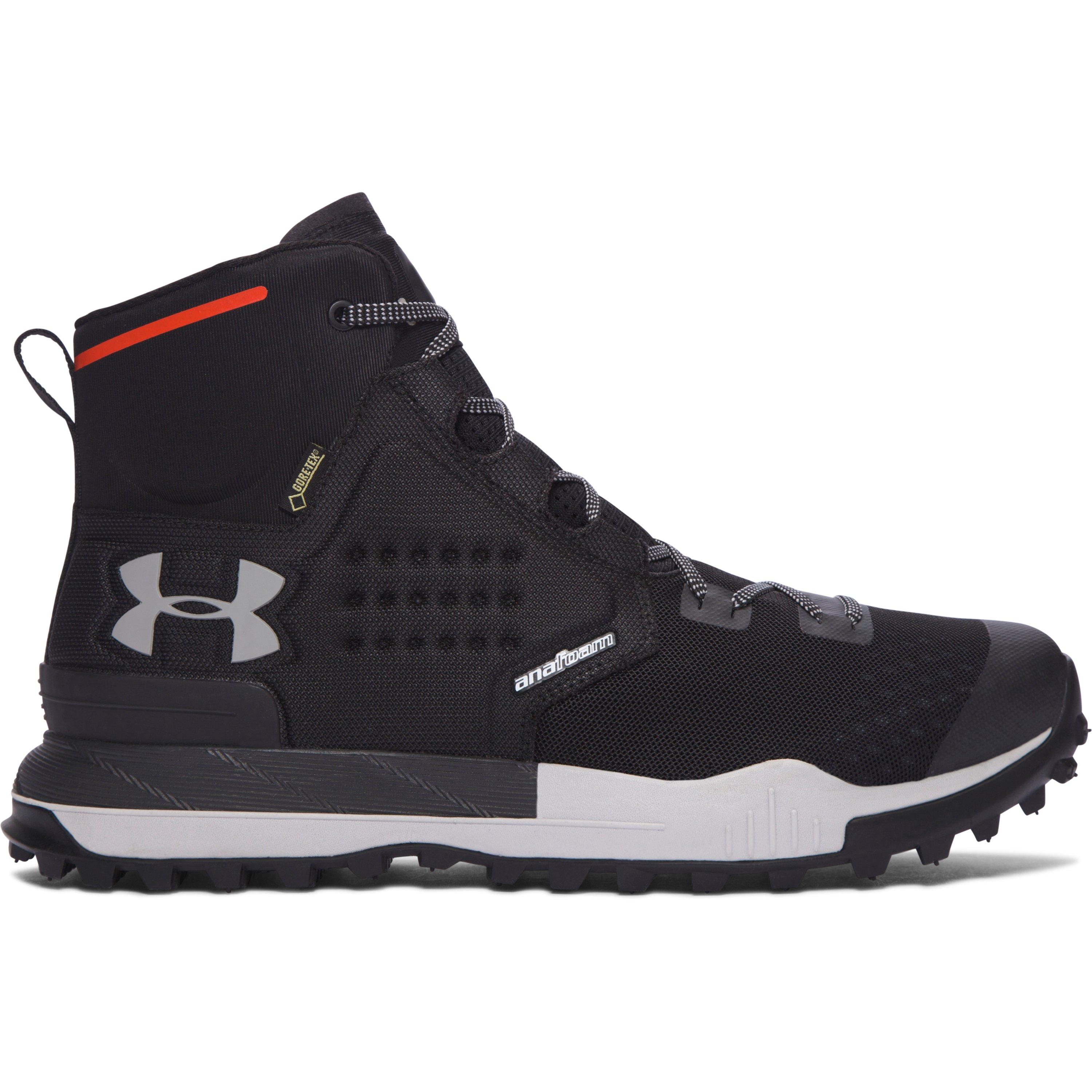 Under armour Men's Ua Newell Ridge Mid Gore-tex® Hiking Boots in Black ...