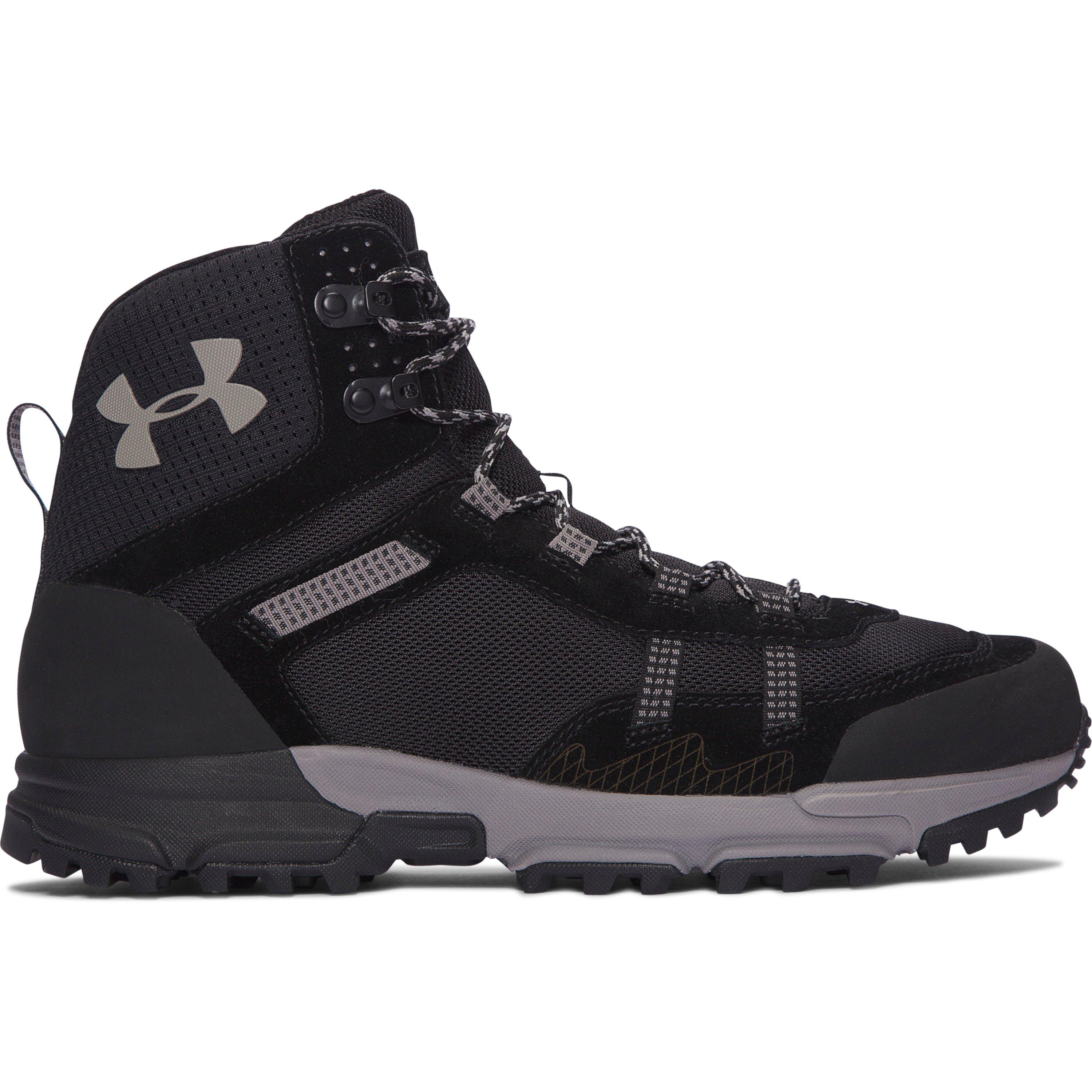 Under armour Men's Ua Post Canyon Mid Hiking Boots in Black for Men | Lyst