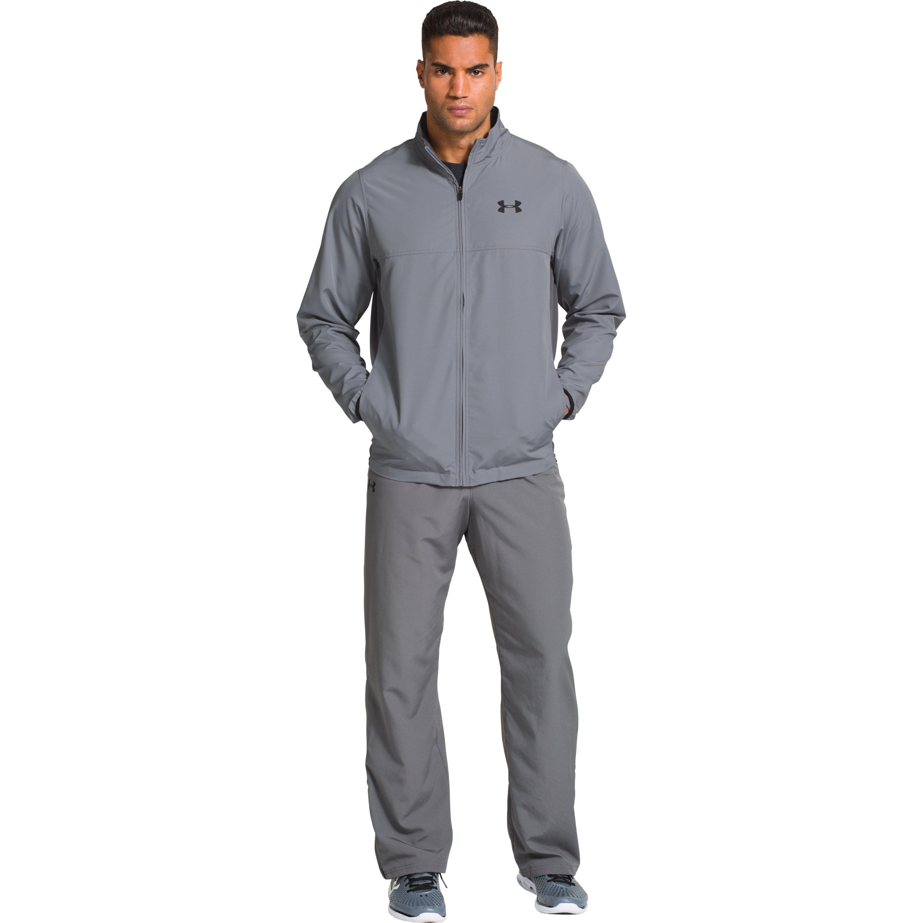 Under Armour Synthetic Men's Ua Vital Warm-up Jacket in Steel/Graphite  (Gray) for Men | Lyst