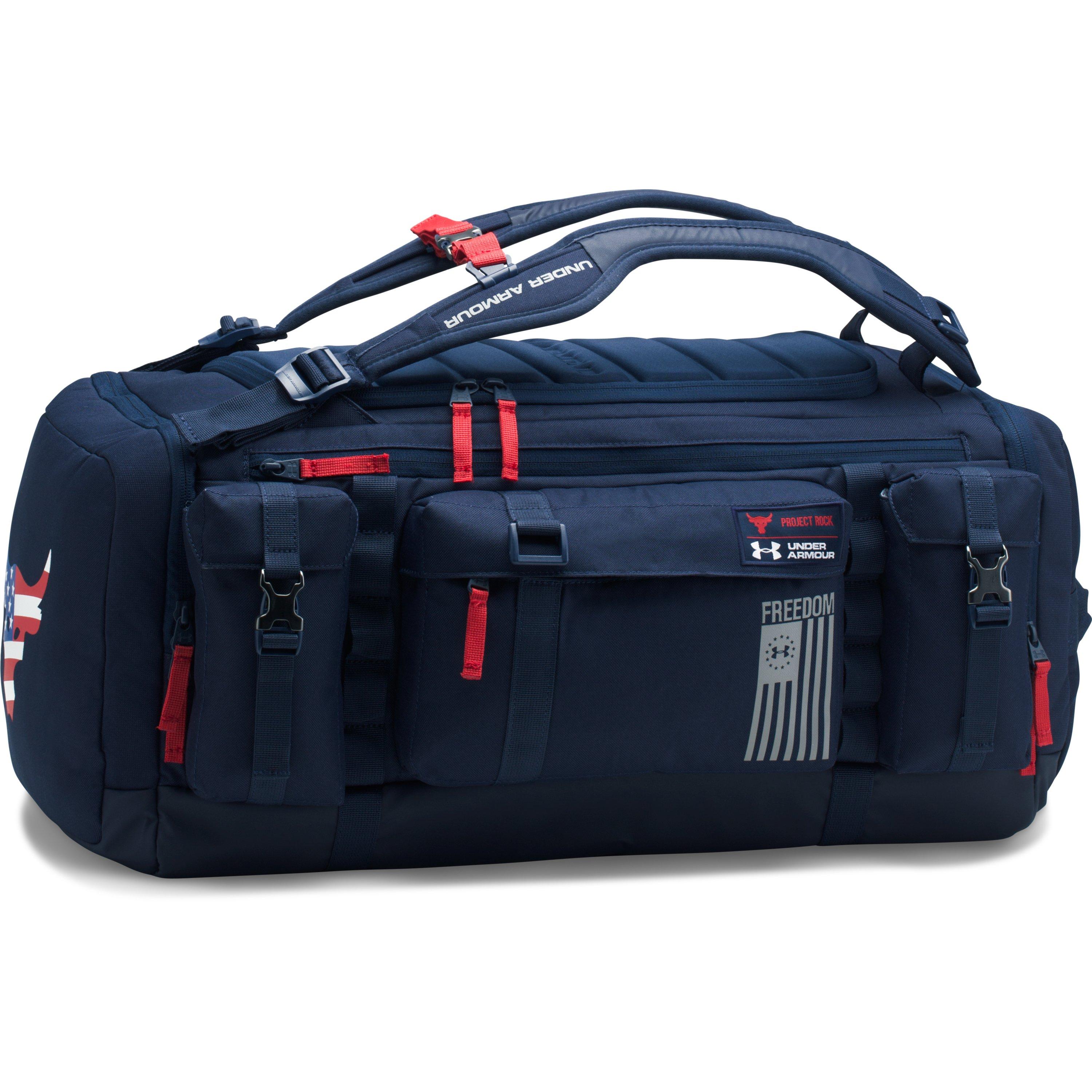 Under Armour Ua X Project Rock Freedom Range Duffle in Midnight  Navy/Midnight Navy (Blue) for Men | Lyst