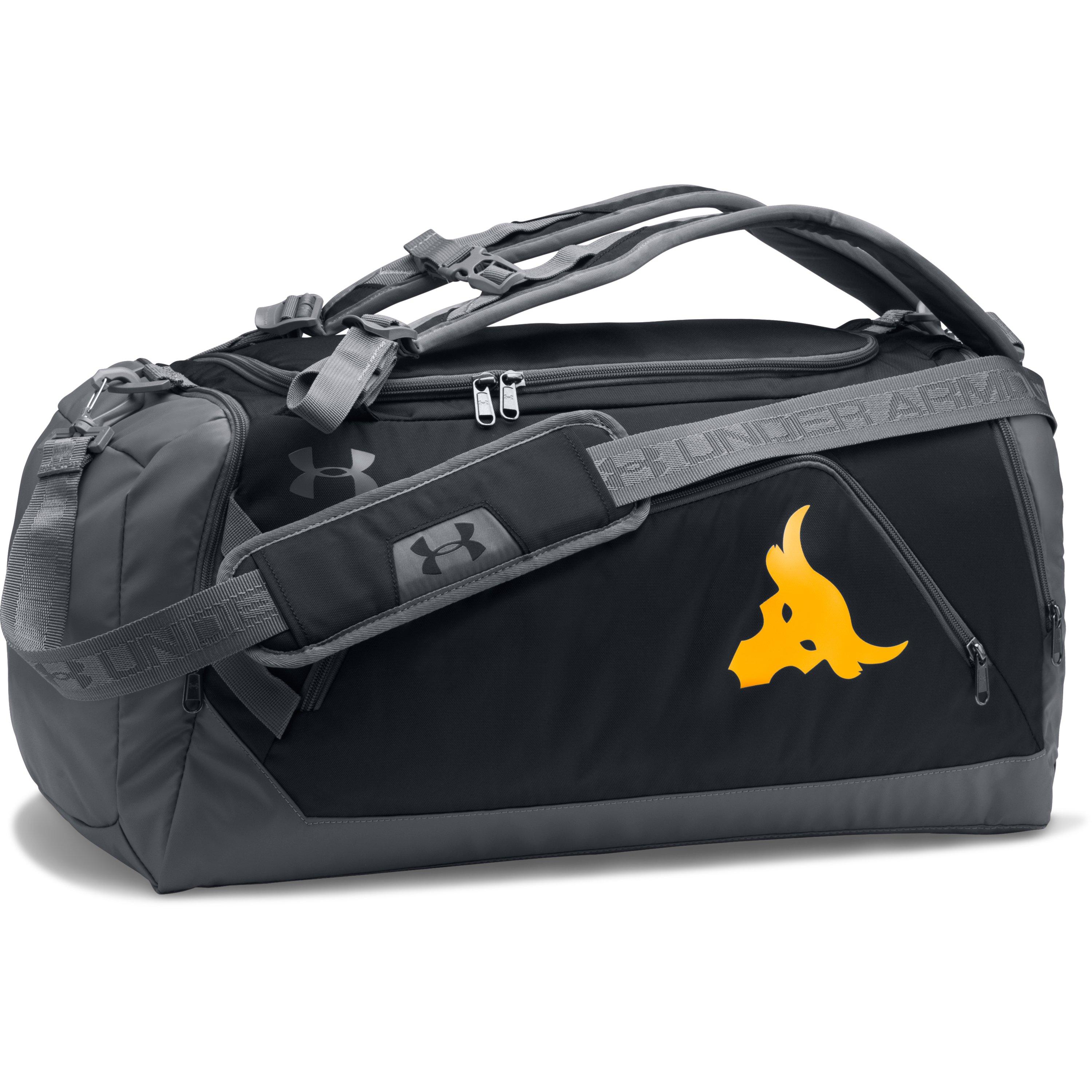 Under Armour Ua X Project Rock Contain Backpack Duffle 3.0 in Black  /Graphite (Black) for Men - Lyst
