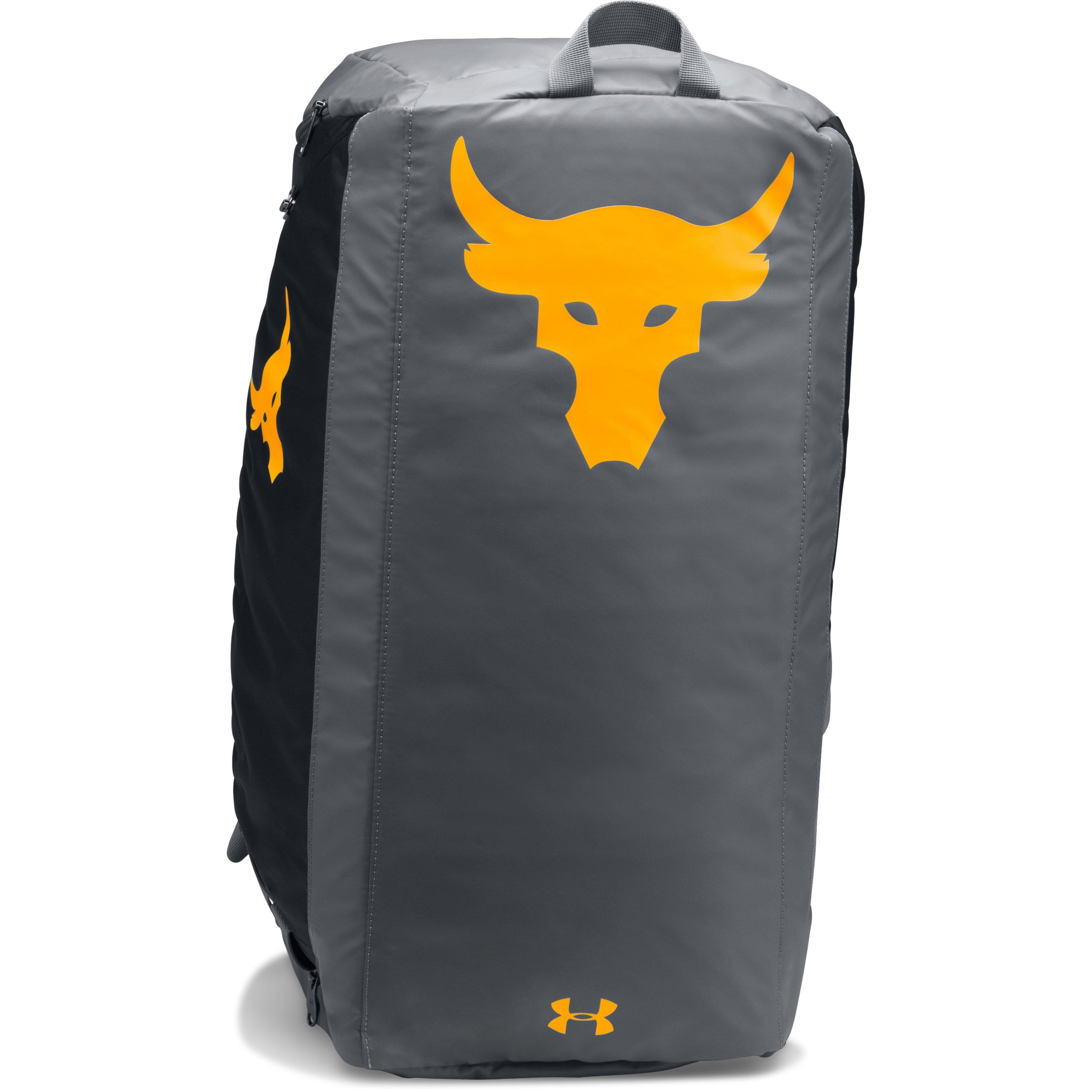 Under Armour Ua X Project Rock Contain Backpack Duffle 3.0 in Black  /Graphite (Black) for Men - Lyst