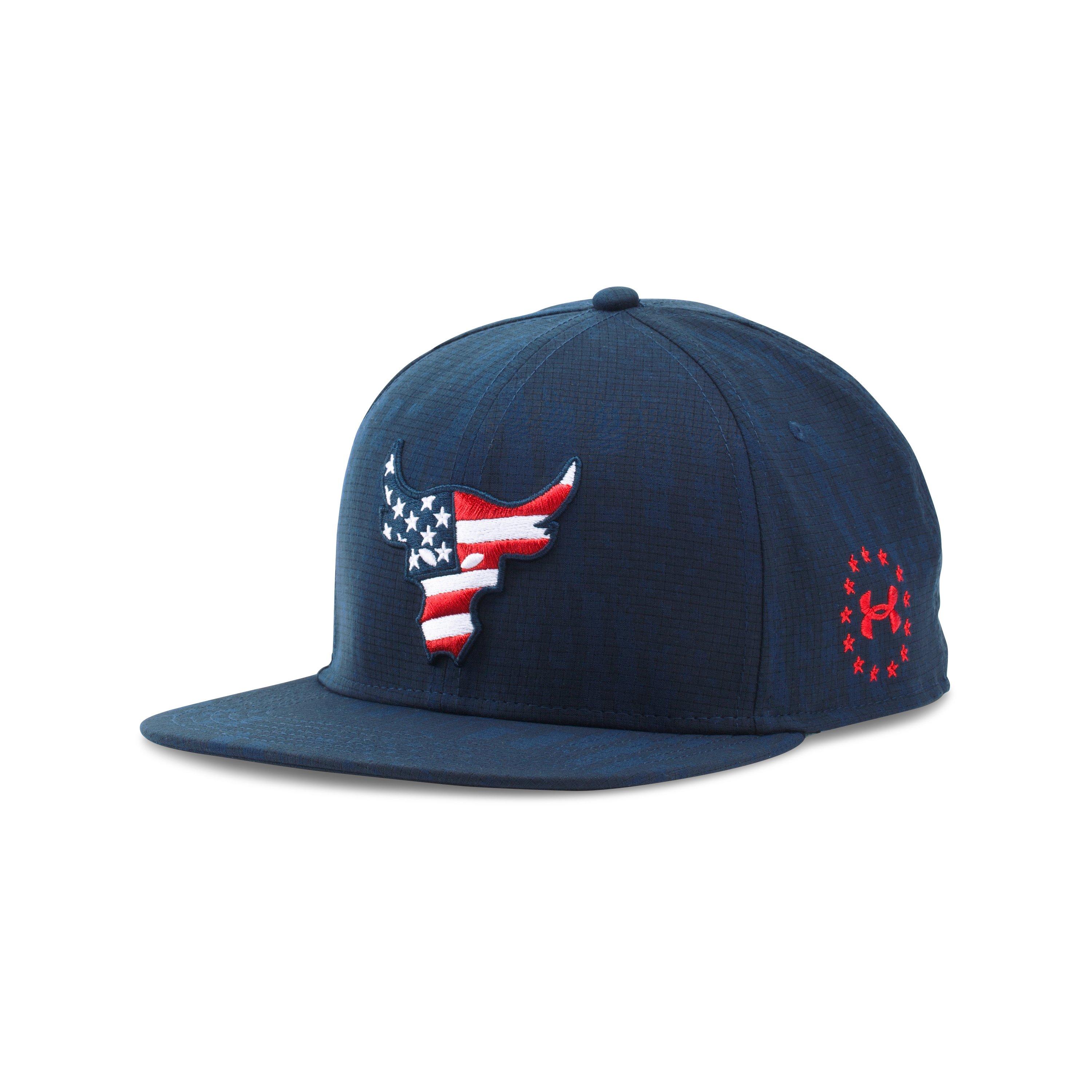 Under Armour Men's Ua X Project Rock Freedom Snapback Cap in Blue for Men |  Lyst