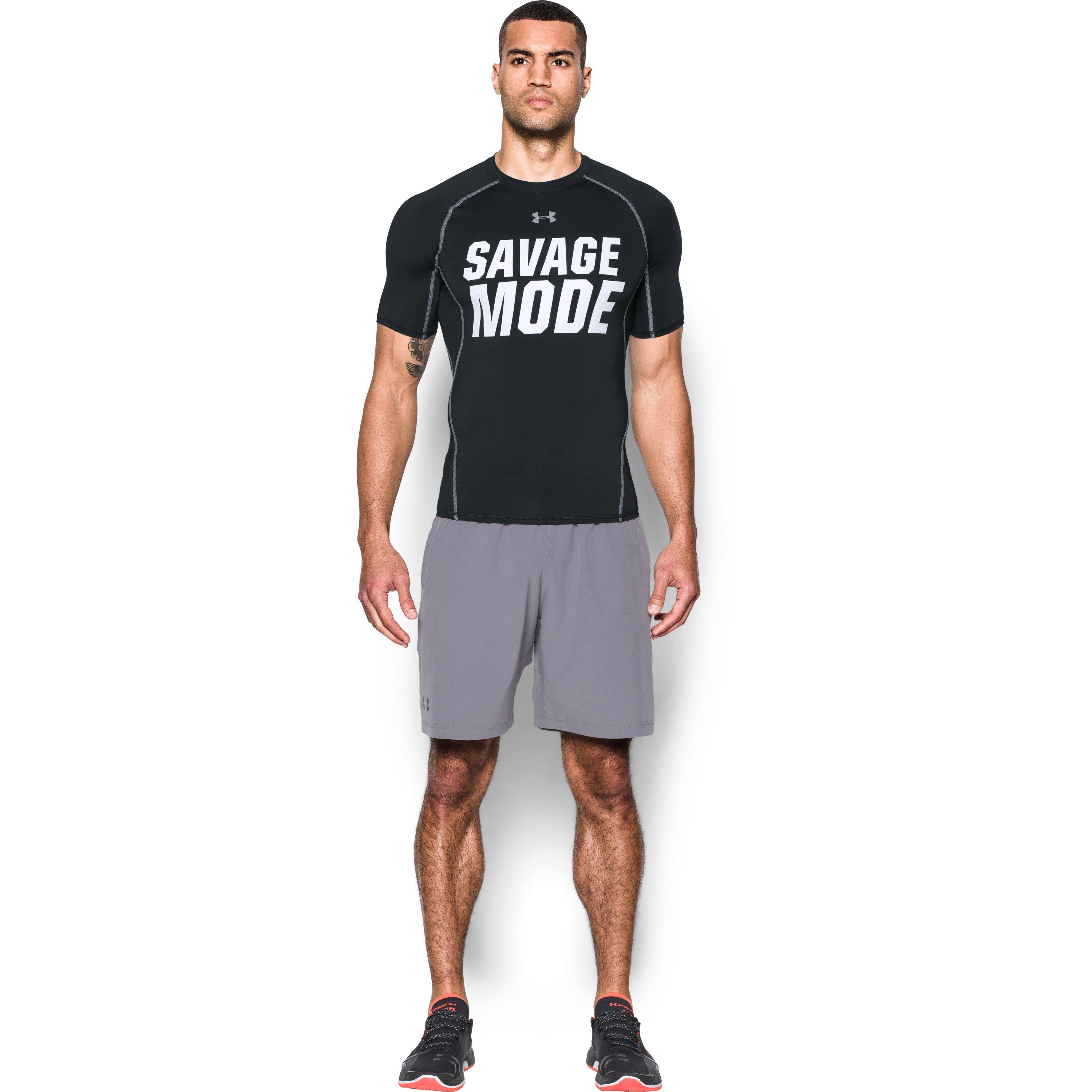 Under Armour Synthetic Men's Ua Heatgear® Armour Savage Mode Compression  Shirt in Black / (Black) for Men | Lyst