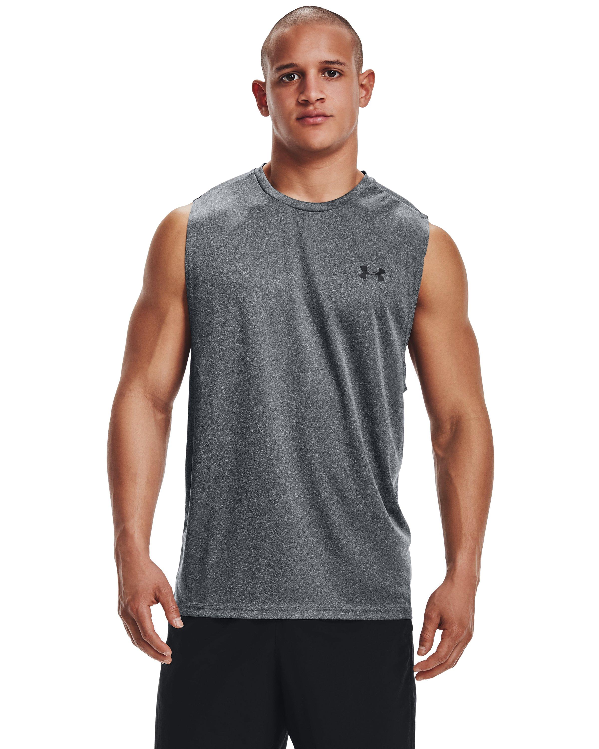 Under Armour Ua Velocity Muscle Tank in Grey for Men | Lyst Canada