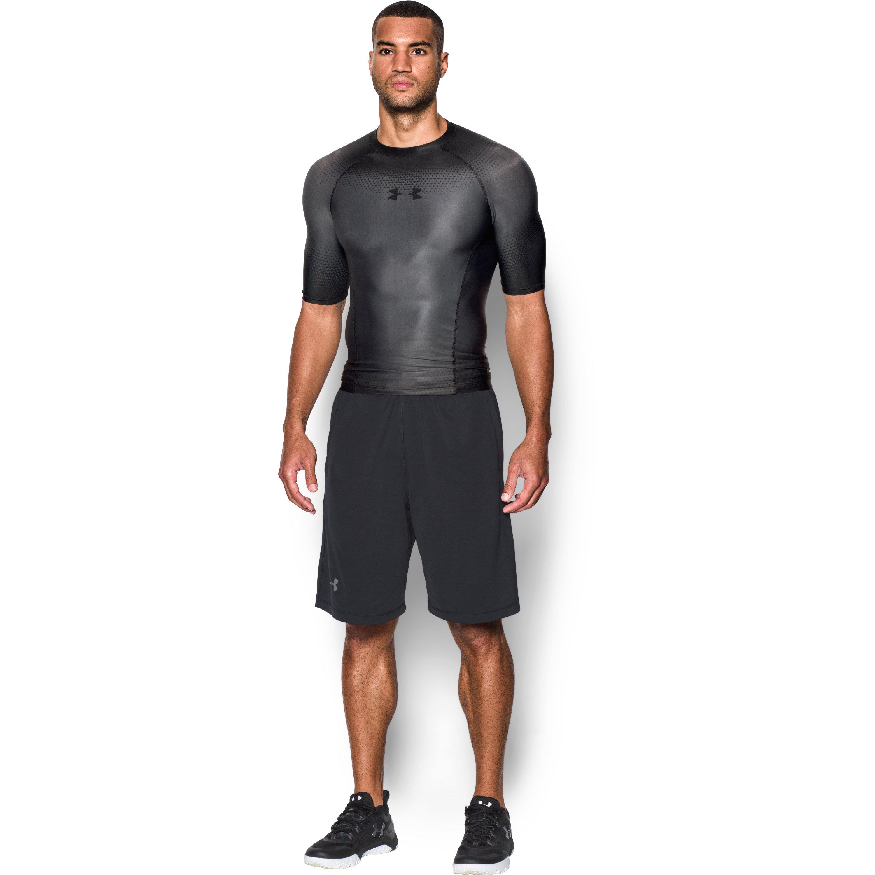 Under Armour Charged Compression Shortsleeve Shirt Graphite