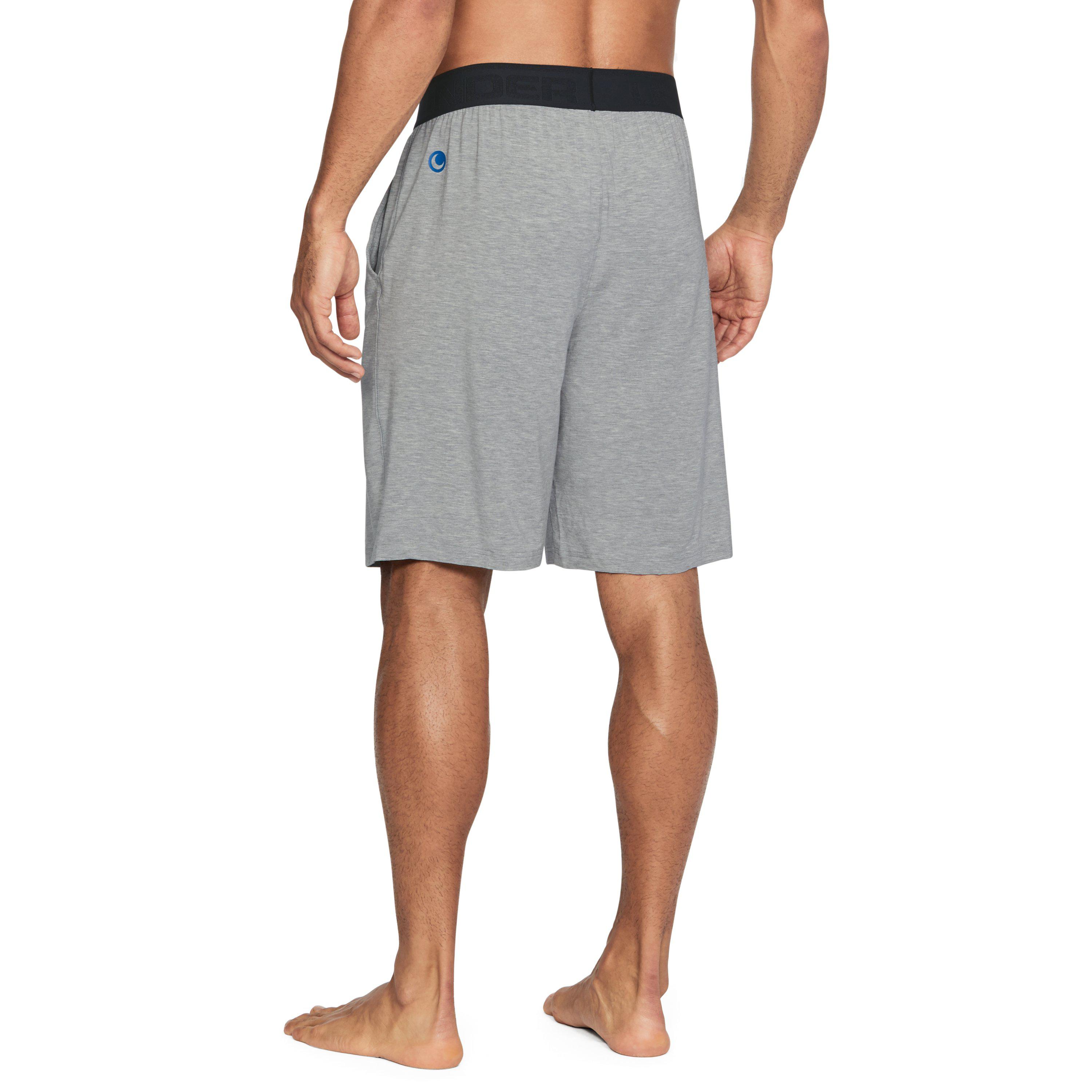 Under Armour Men's Athlete Recovery Sleepwear Shorts in Grey for Men | Lyst  Canada