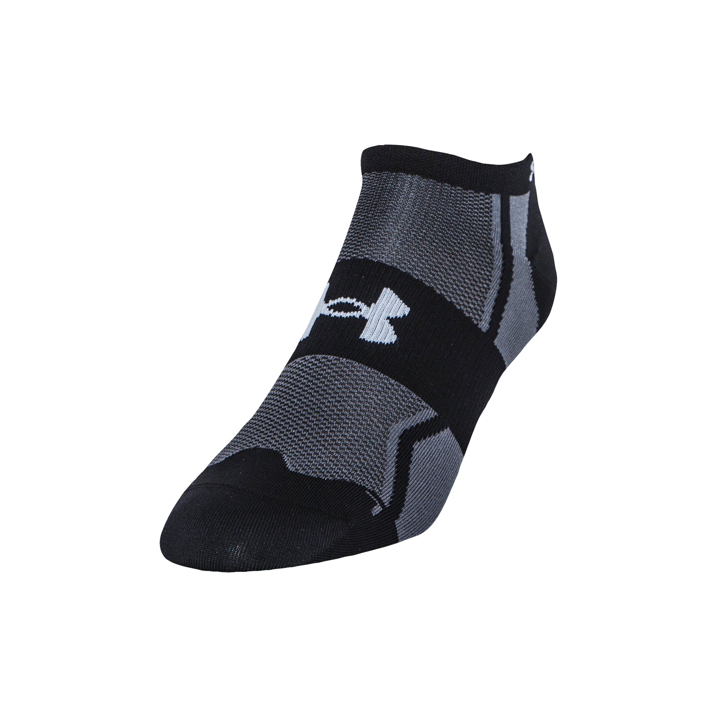 Under Armour Men’s Ua Speedform® No-show Socks - 3 For $30 in Black for ...