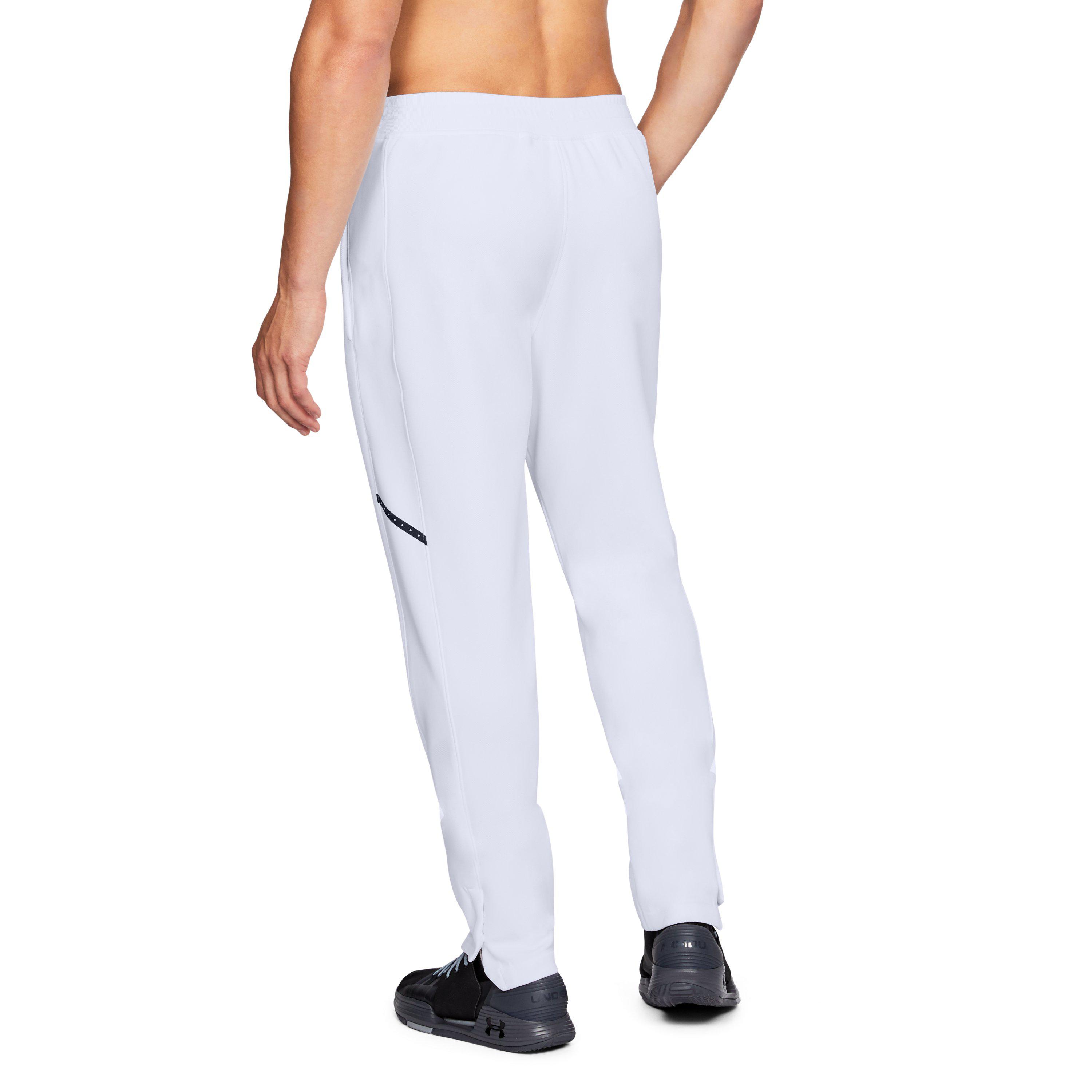 Under Armour Men's Ua Forge Warm-up Pants in White/ (White) for Men - Lyst