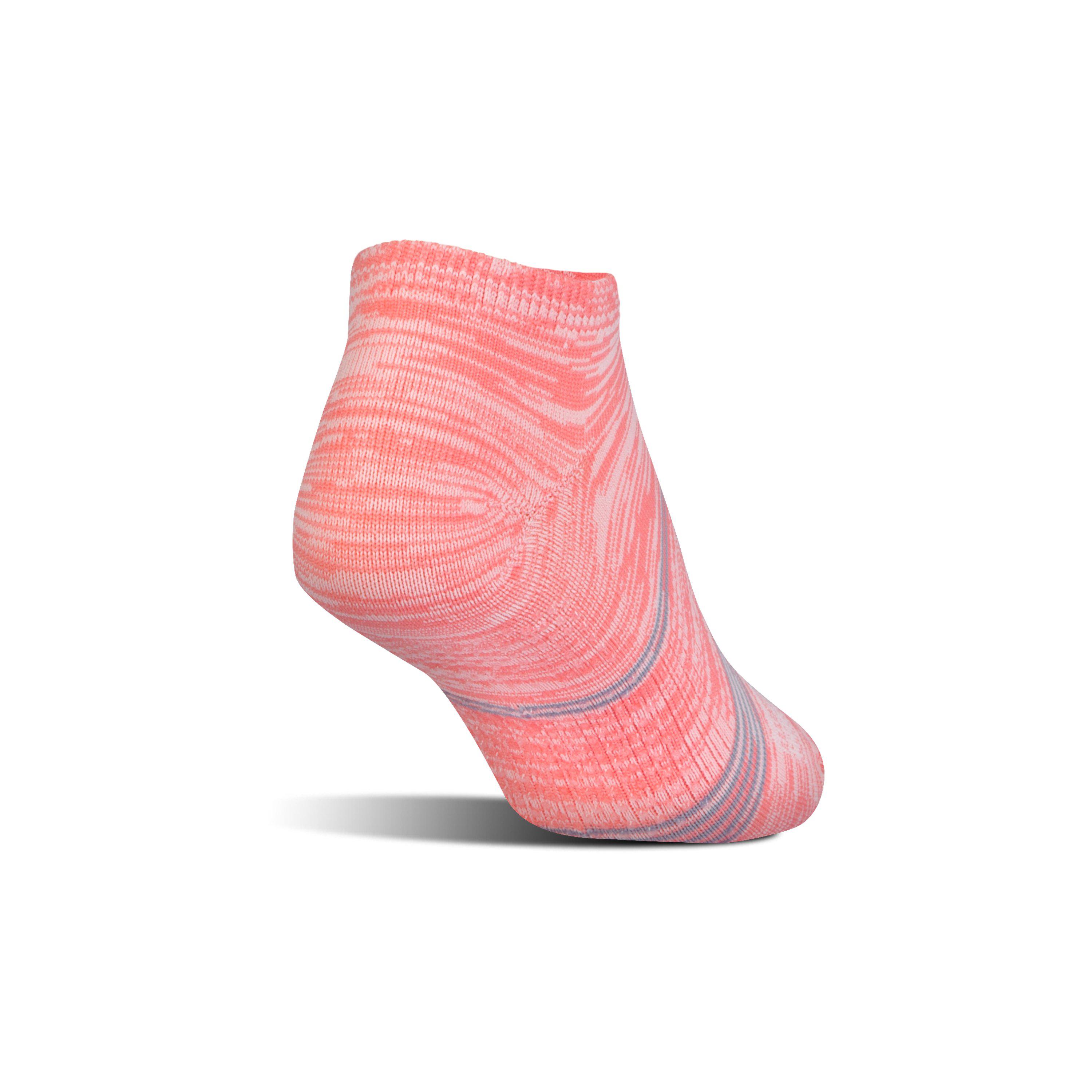 Under Armour Women's Ua Grippy Iii No Show Socks 2-pack in Pink | Lyst