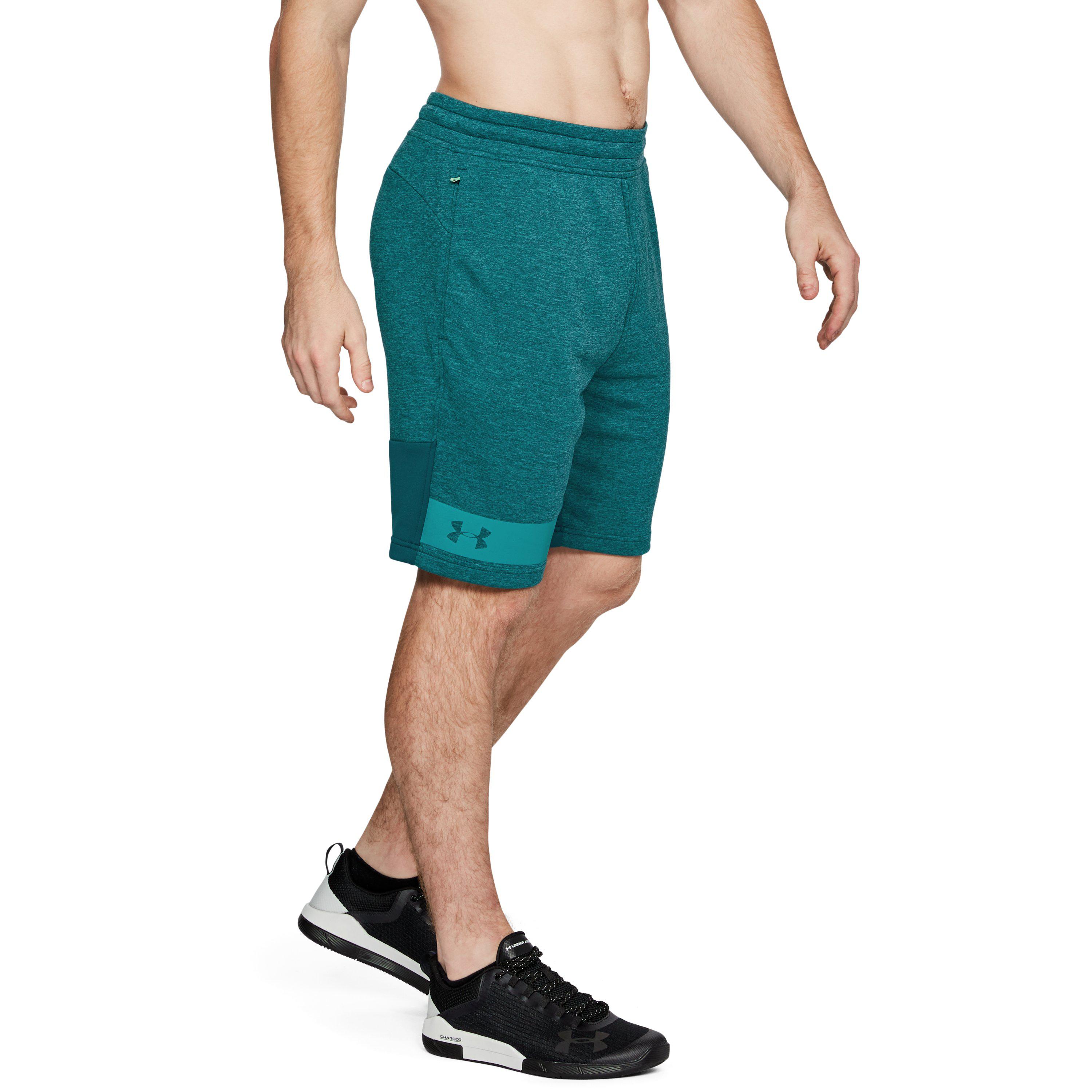 Under Armour Men's Ua Mk1 Terry Shorts in Green for Men - Lyst
